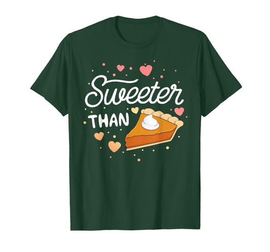 Sweeter Than Pumpkin Pie Halloween SHIRT Kids Thanksgiving T-Shirt