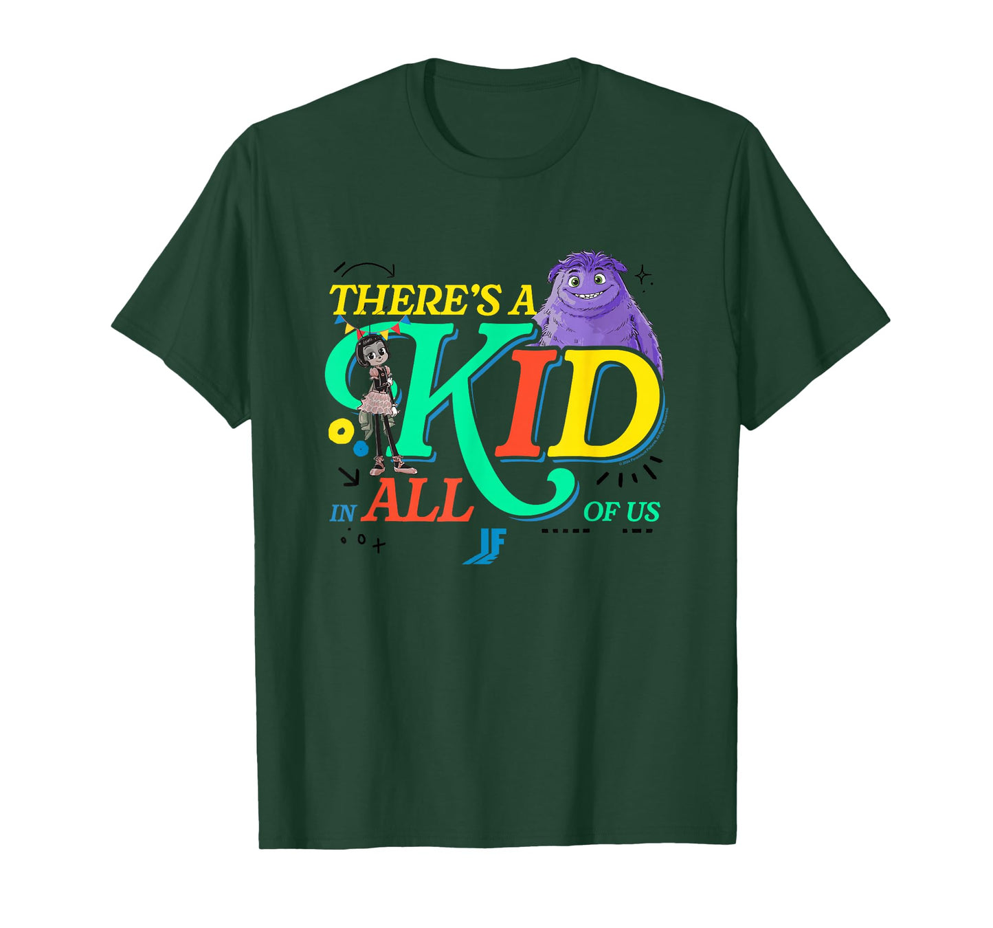 IF Movie There's A Kid In All Of Us Sketch Doodle Logo T-Shirt