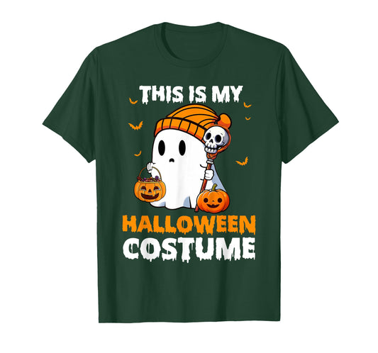 This Is My Halloween Costume Funny Halloween Ghost T-Shirt