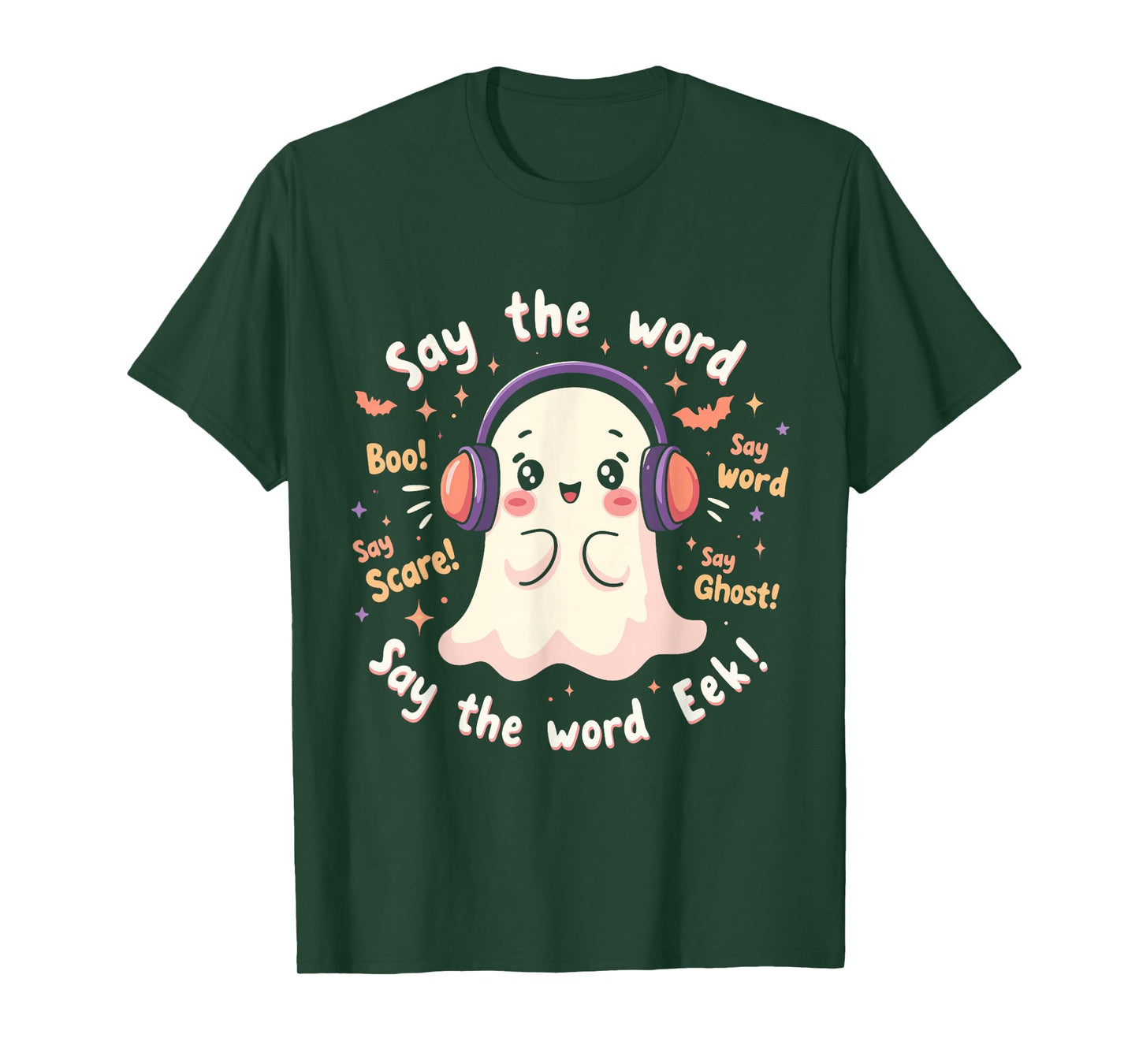 Halloween Audiologist Cute Ghost Spooky Audiology T-Shirt