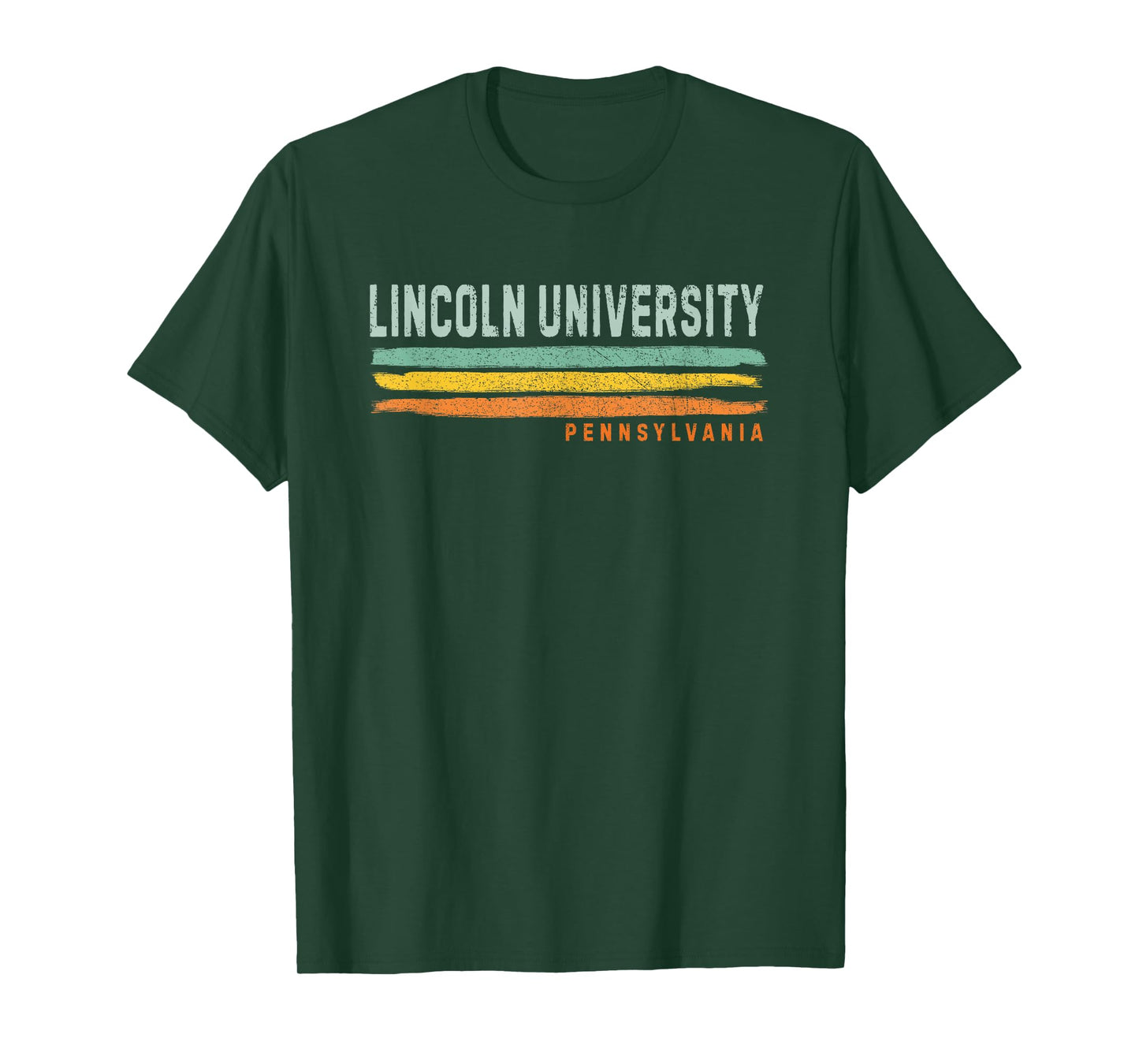 Vintage Stripes Lincoln University PA T-Shirt