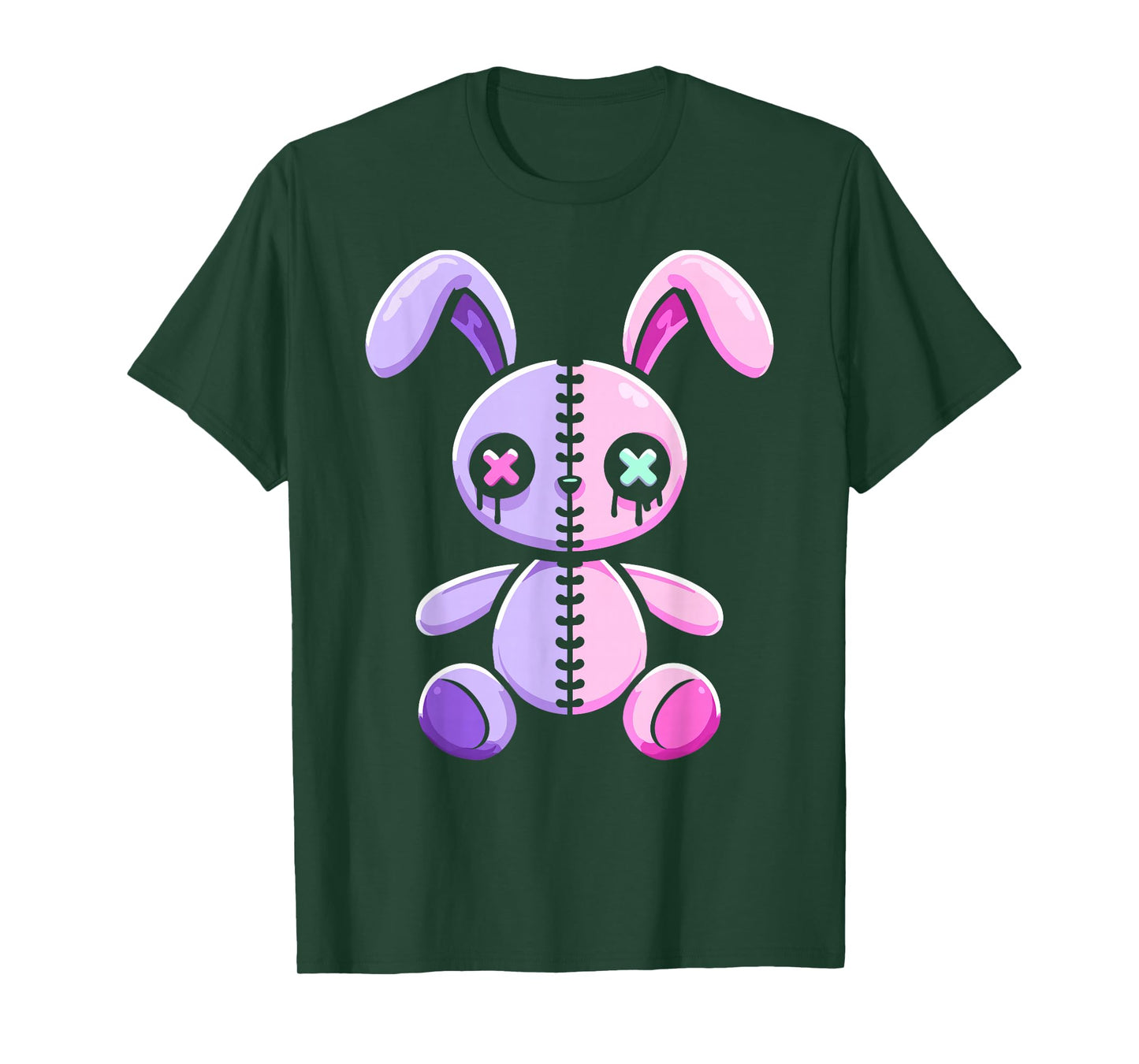 Pastel Goth Bunny Rabbit Cute Gothic Menhera Kawaii Pink Alt T-Shirt