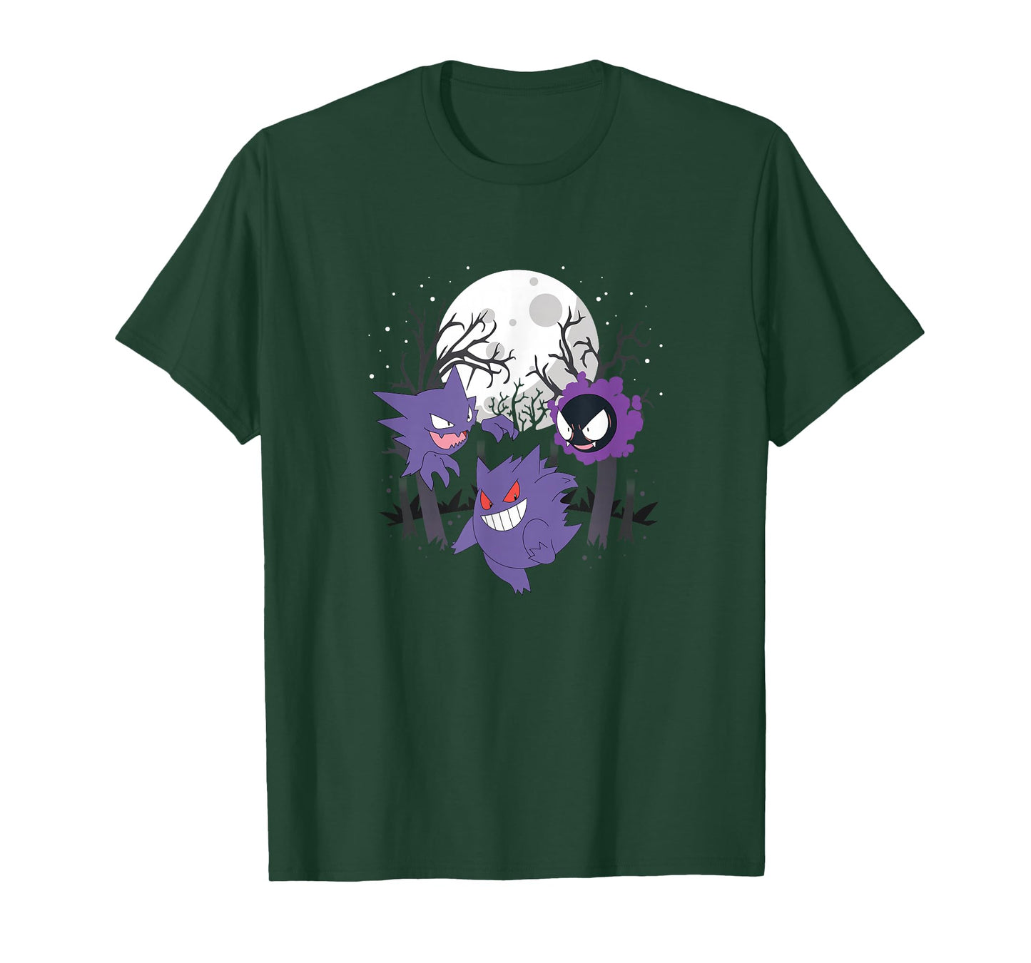 Pokémon - Gastly Gengar Hunter Forest T-Shirt