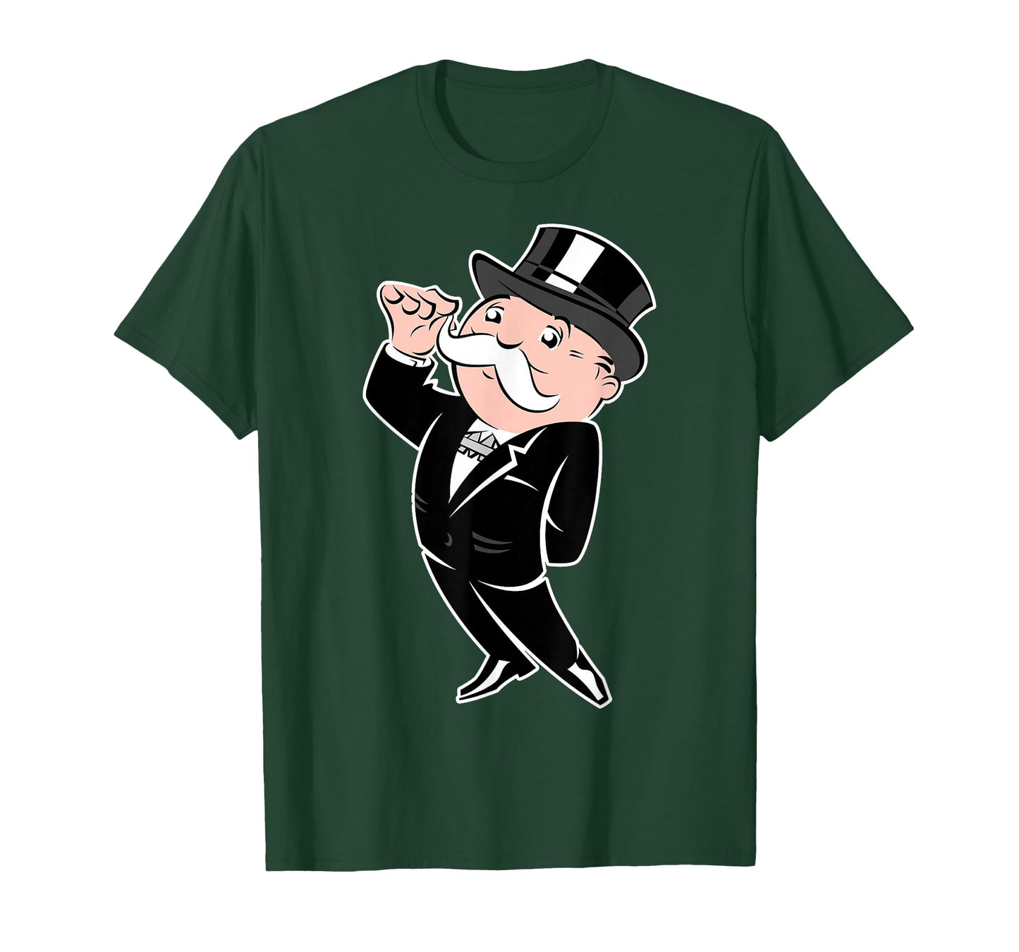 Monopoly Man Rich Uncle Penny Bags Vintage Portrait T-Shirt