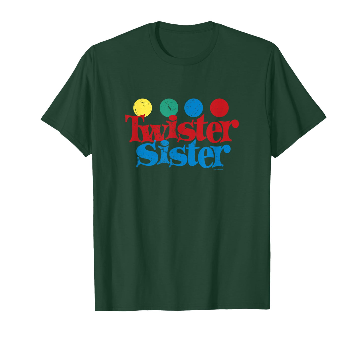 Twister Vintage Retro Twister Sister Classic Game Logo T-Shirt