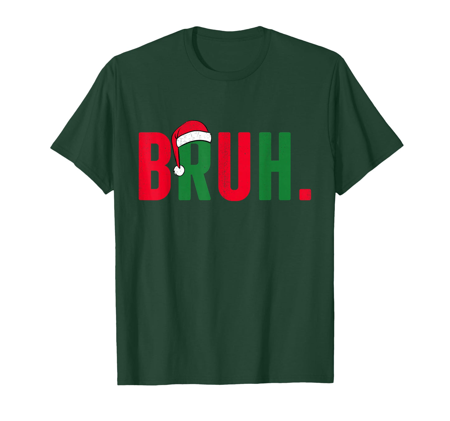 Bruh Christmas for Teen Boys Funny Meme Saying Bro Greeting T-Shirt