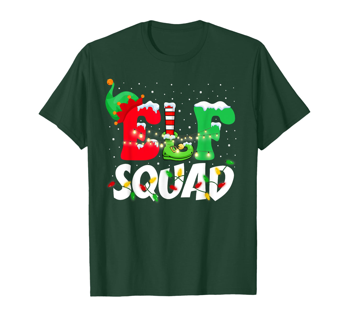 Elf Family Christmas Matching Pajamas XMas Shirt, Elf Squad T-Shirt