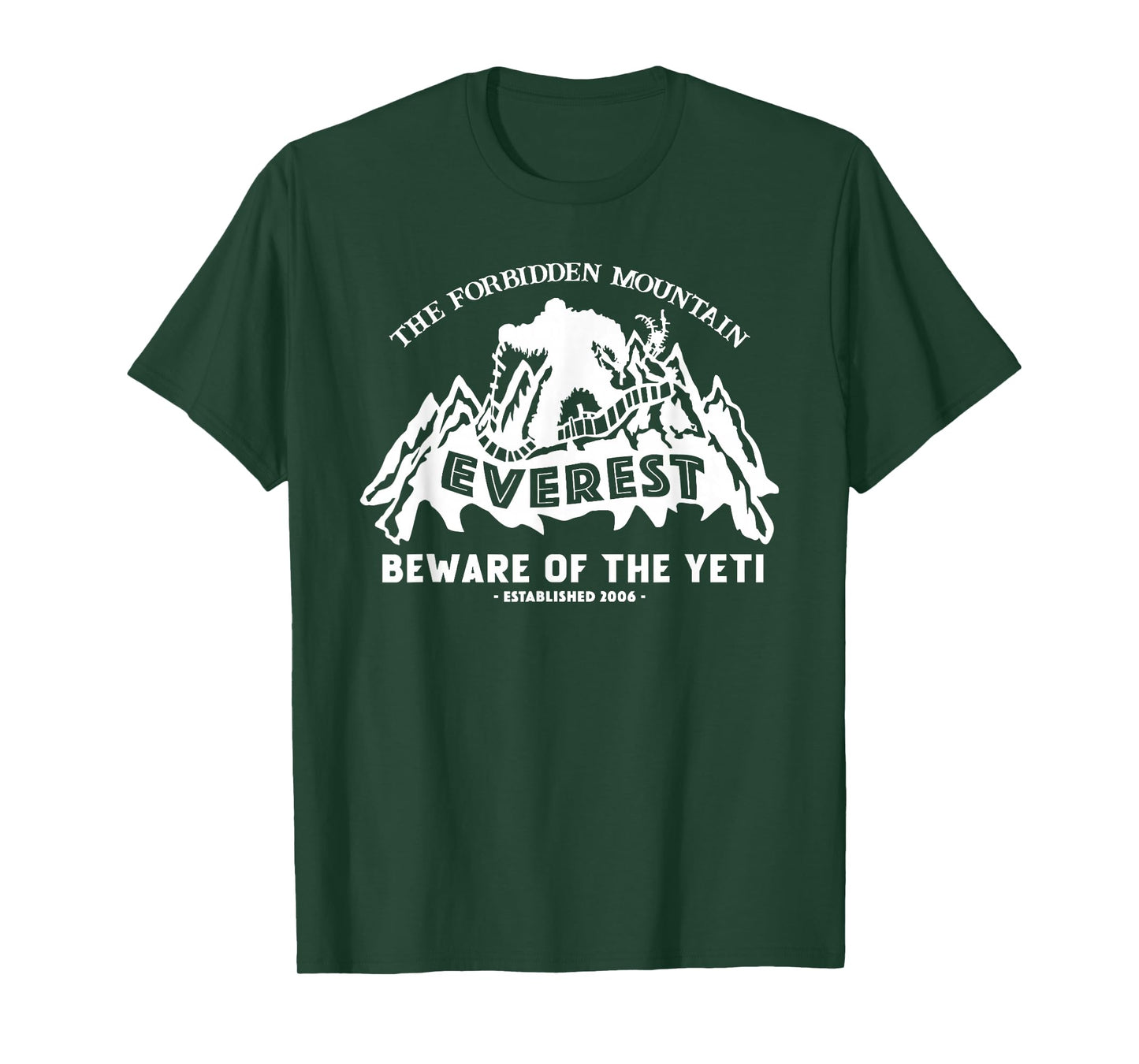 Expedition Everest, Yeti Research, Animal Theme Park Trip T-Shirt