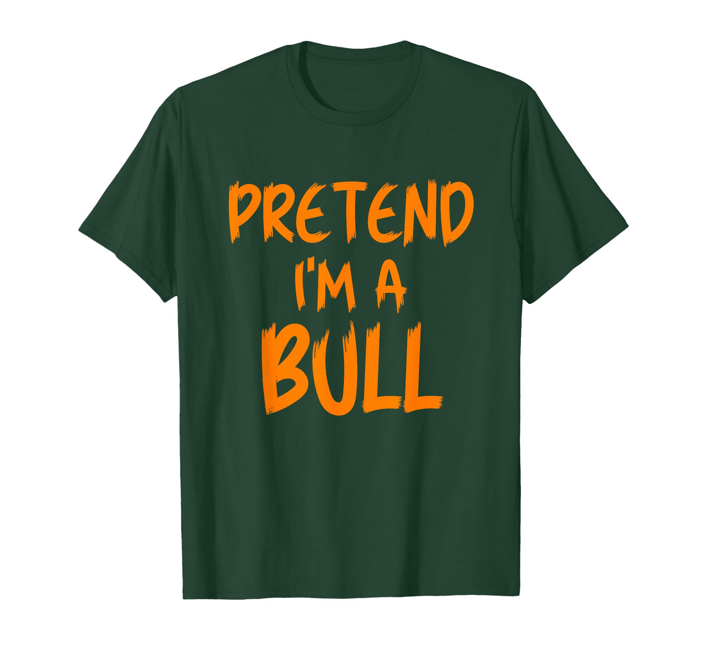 Halloween Pretend I'm A Bull Costume Funny Lazy Adult Kids T-Shirt