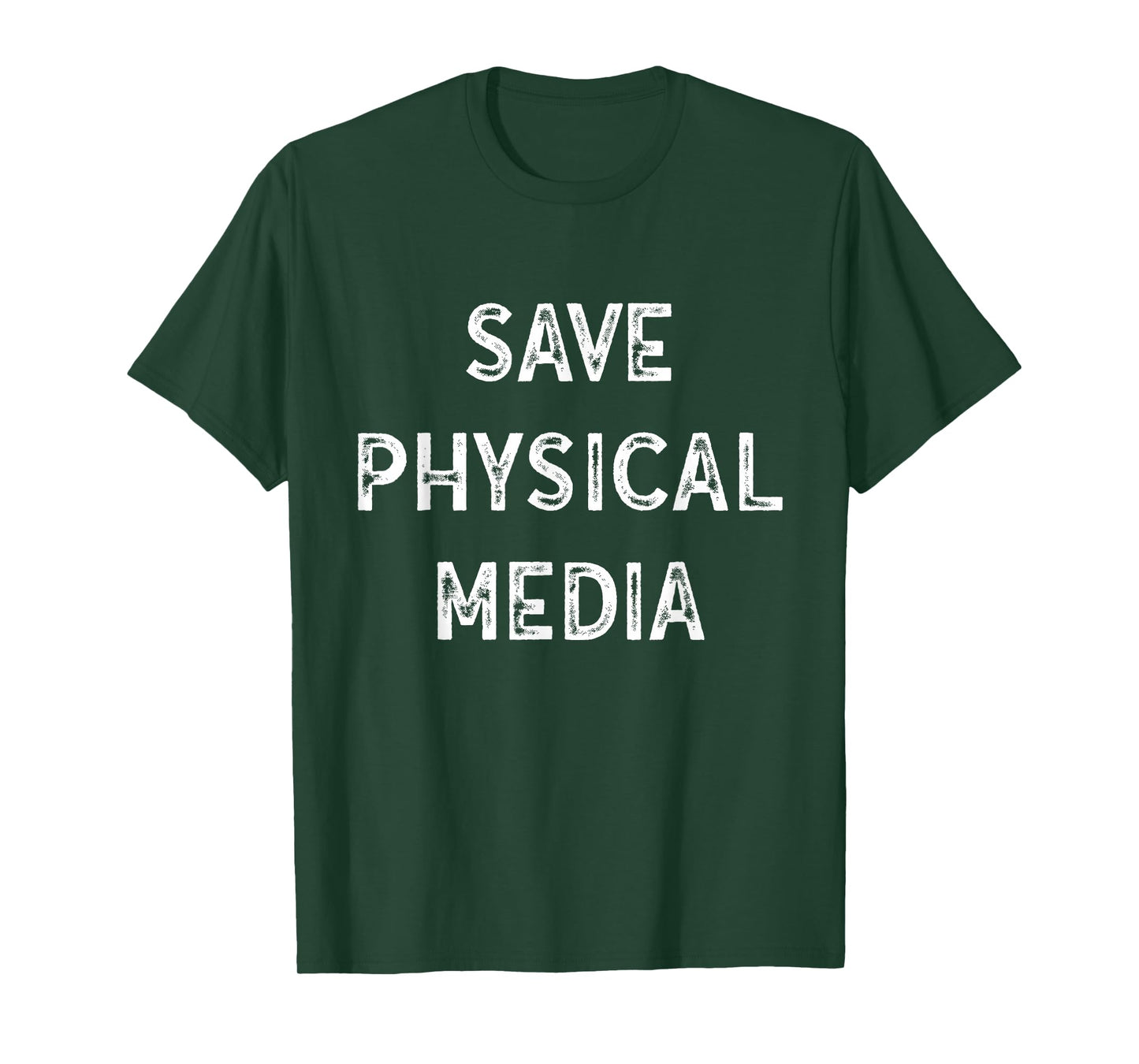 Save Physical Media - VHS CD DVD Blu-ray Vinyl Record T-Shirt
