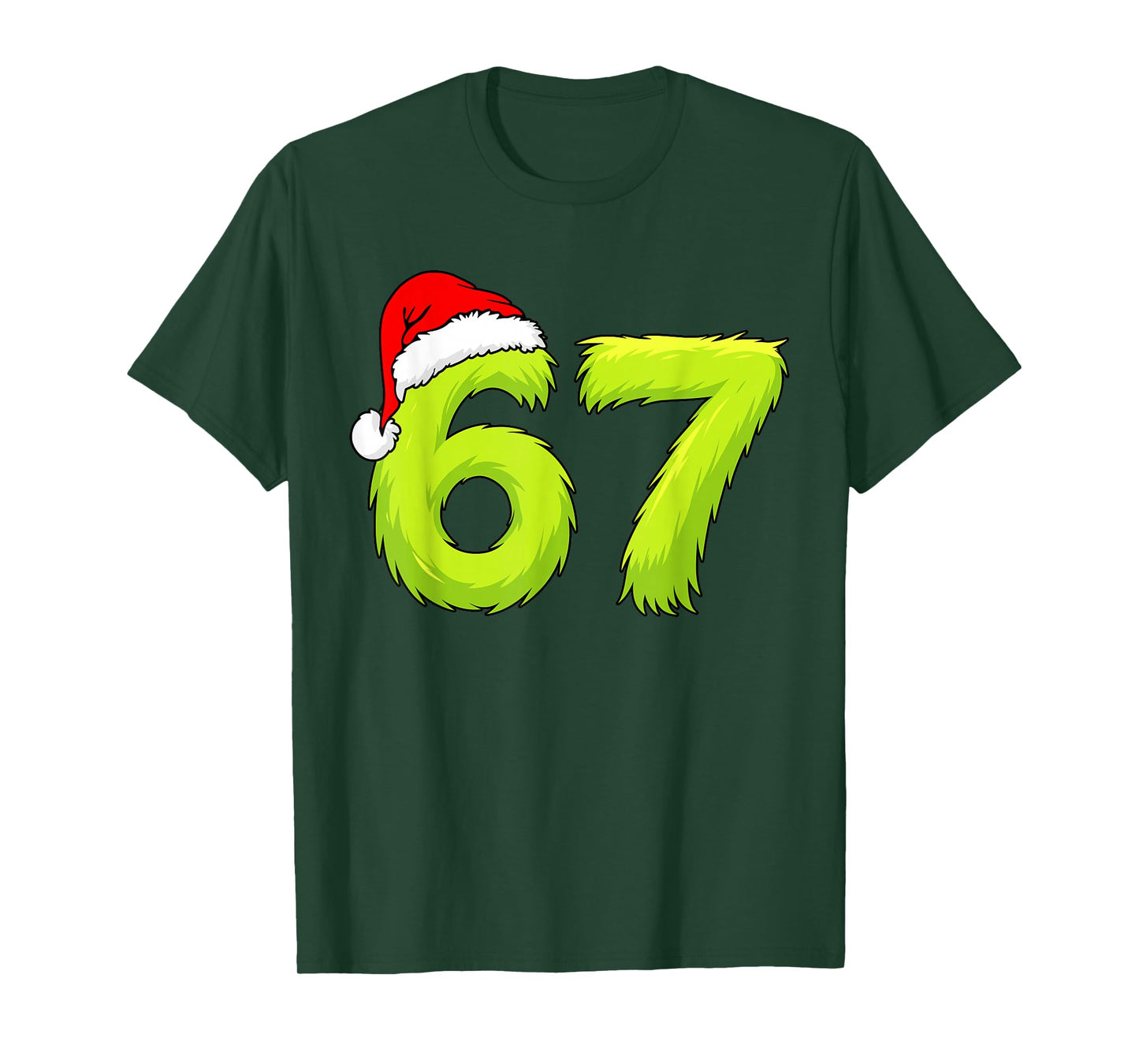67 Meme Humor 6-7 Funny Six Seven Christmas T-Shirt
