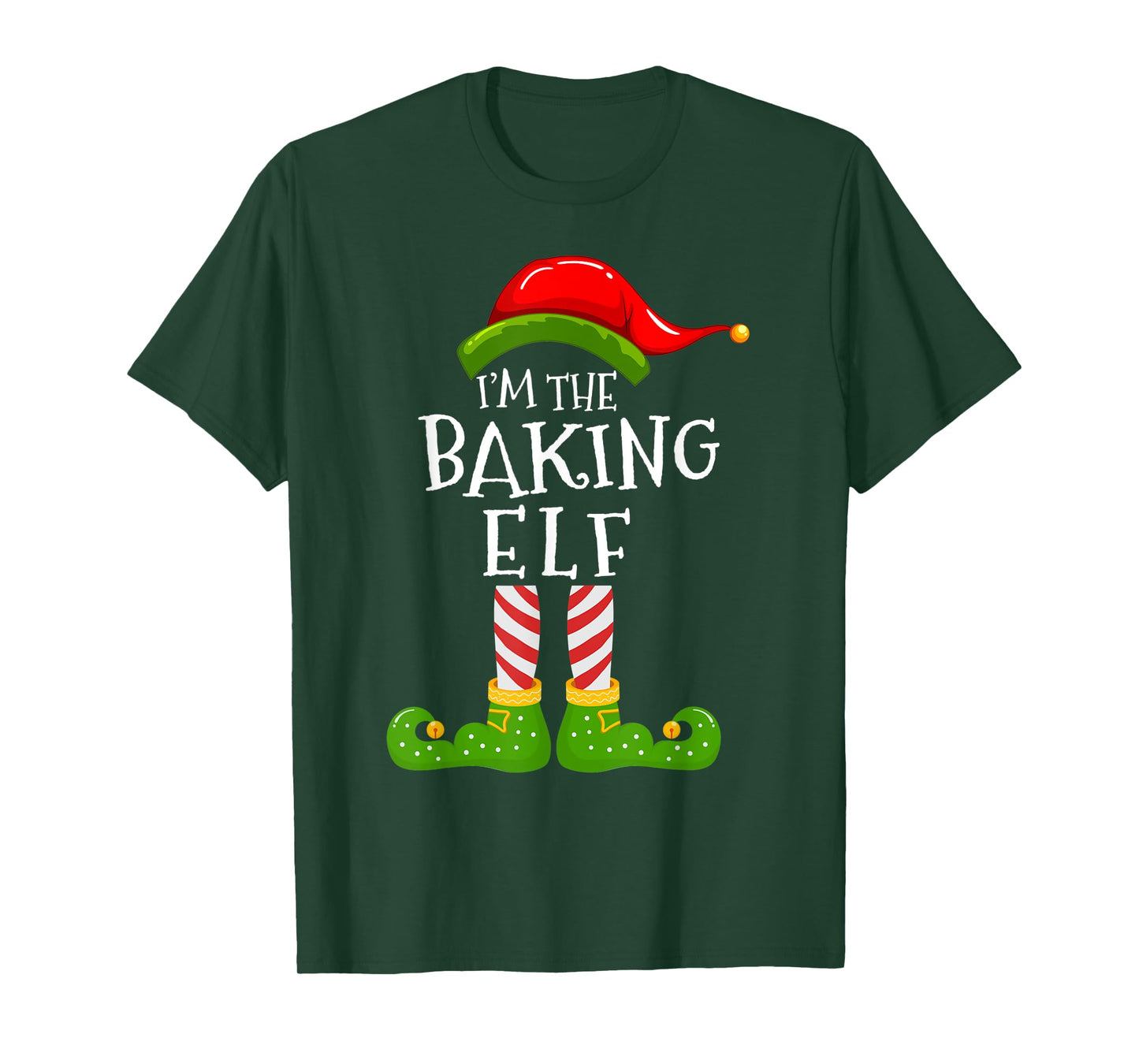 I'm The Baking Elf Group Matching Family Christmas Pyjamas T-Shirt