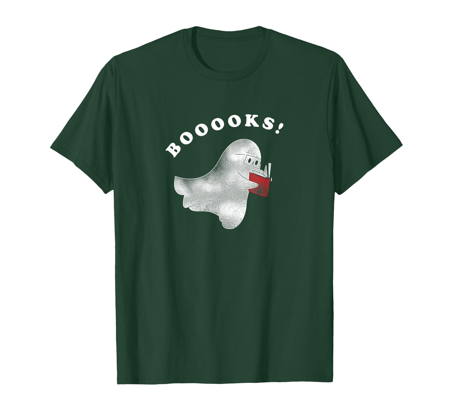 Booooks! Ghost Reading Books Halloween T-Shirt T-Shirt