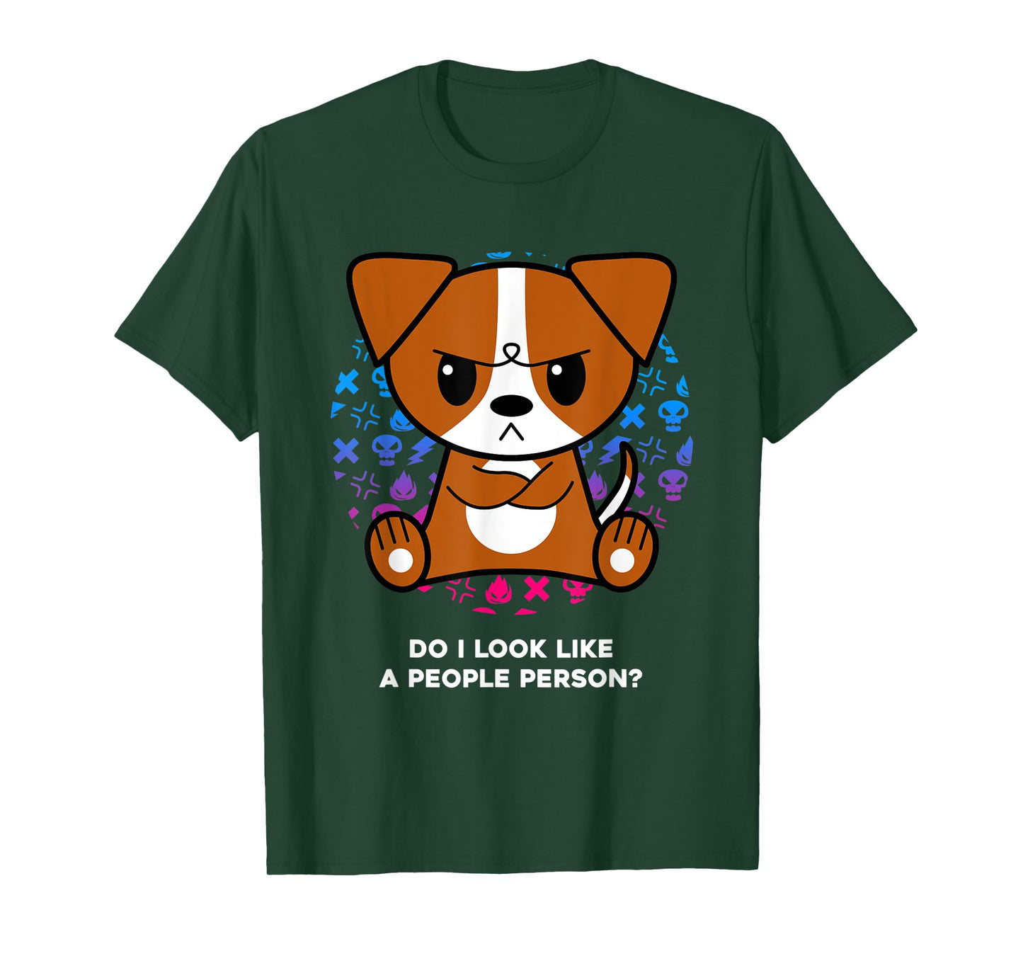 Do I Look Like A People Person Grumpy Jack Russell Terrier T-Shirt