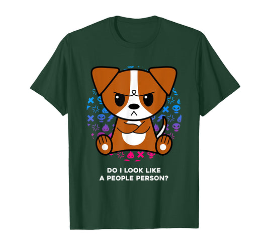 Do I Look Like A People Person Grumpy Jack Russell Terrier T-Shirt