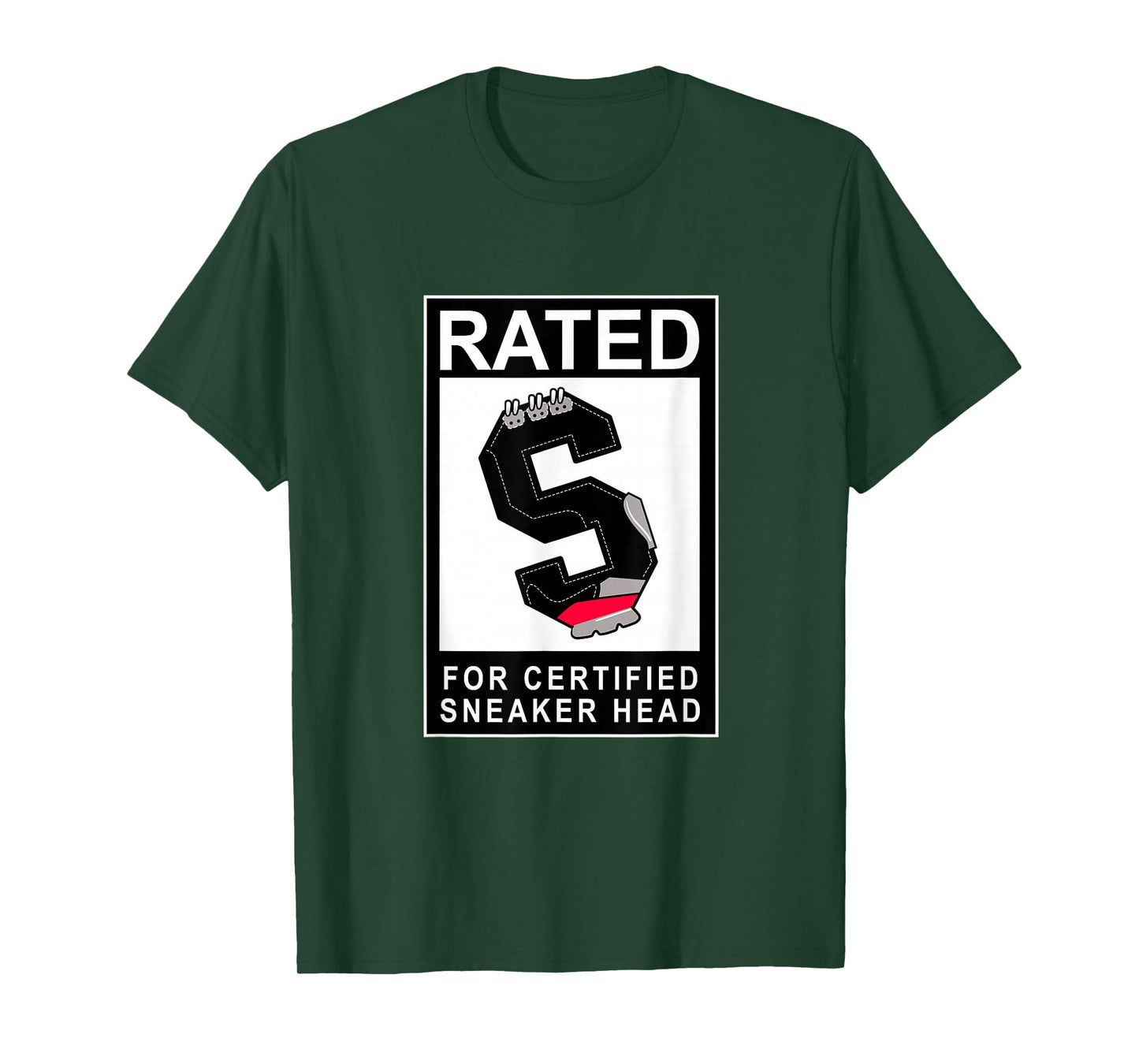 Rated S for Certified Sneaker Head Graphic T-Shirt