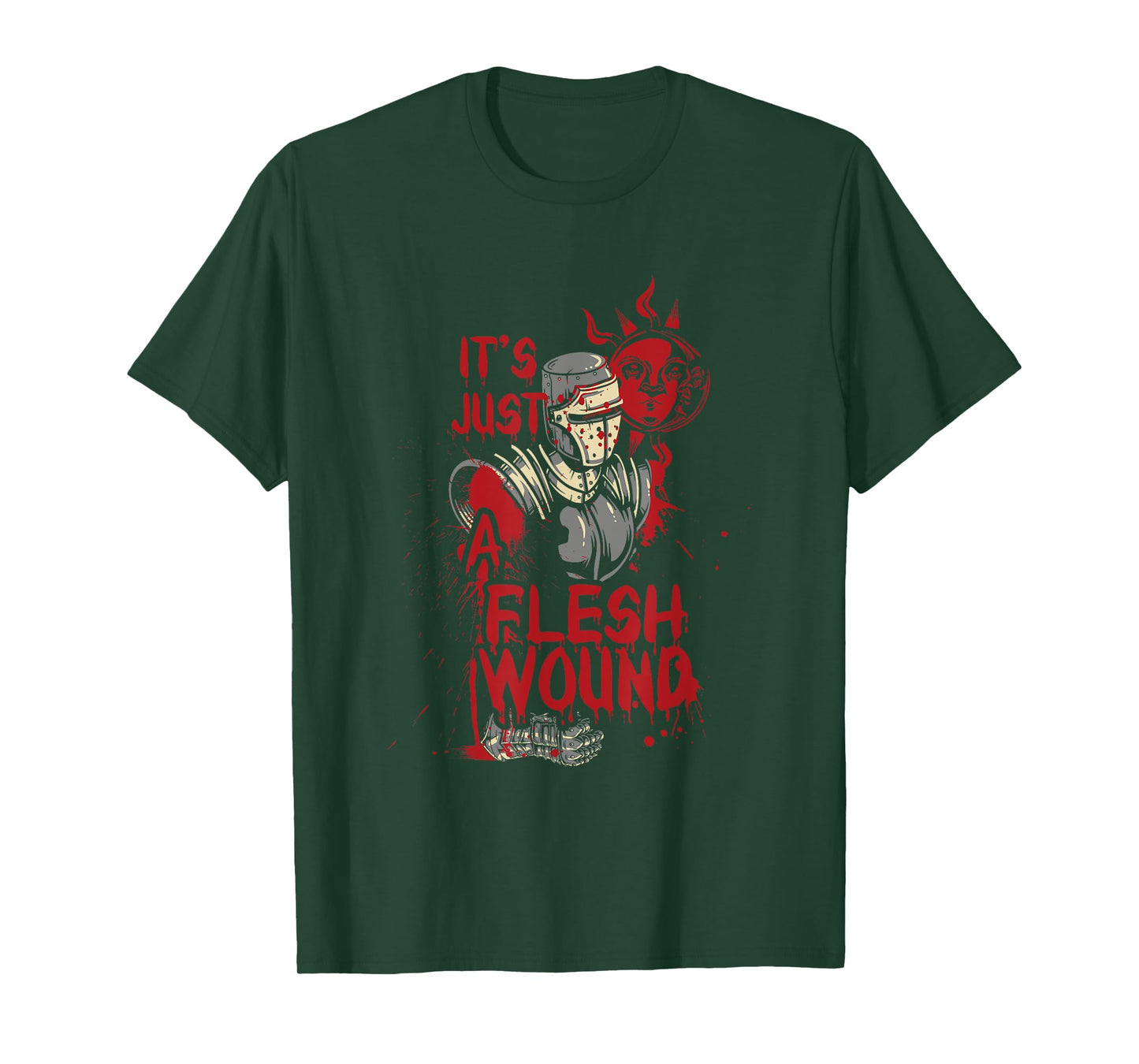 It's Just A Flesh Wound Funny Halloween T-shirt T-Shirt