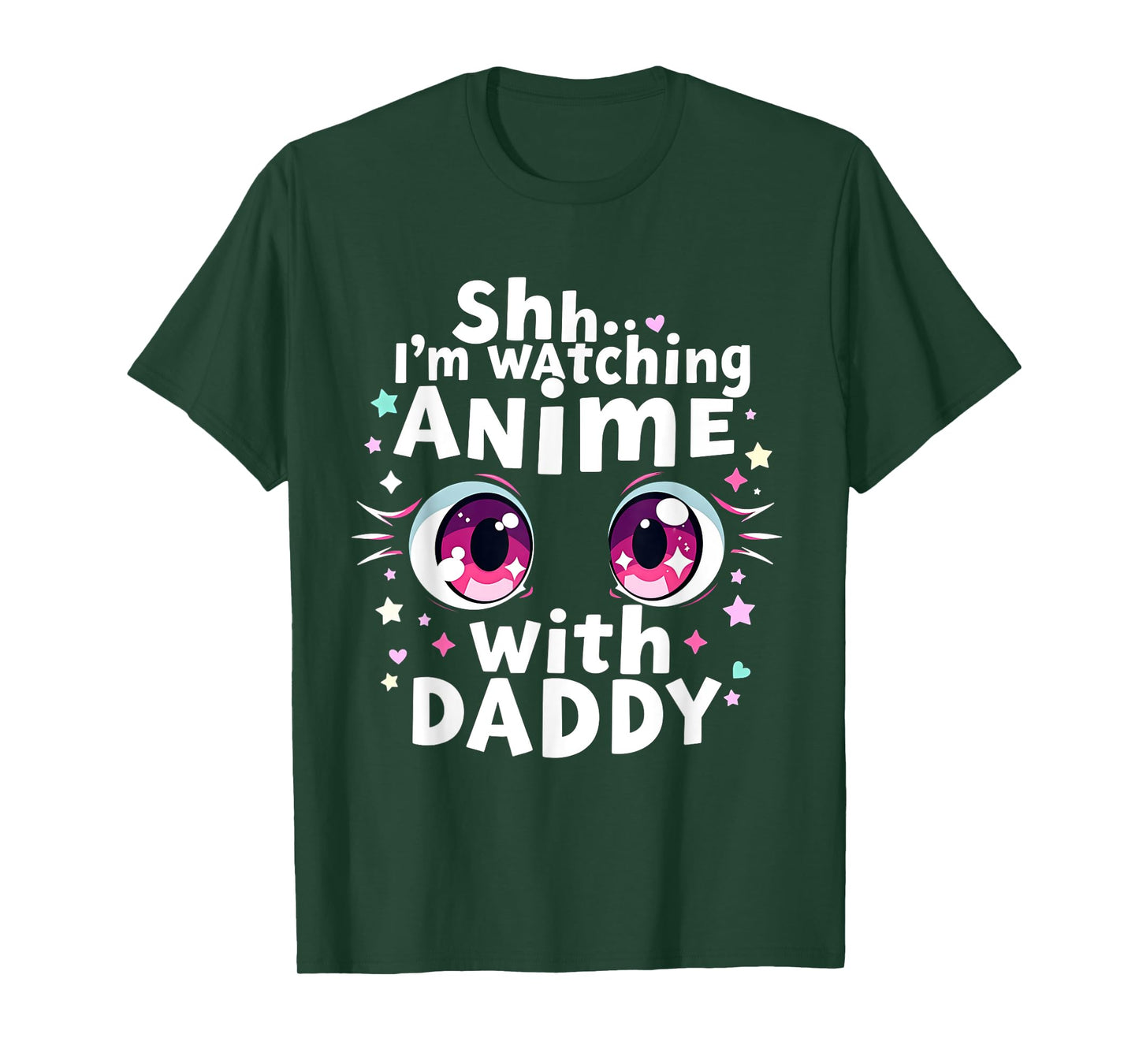 Shh I’m Watching Anime With Daddy First Father’s Day Anime T-Shirt