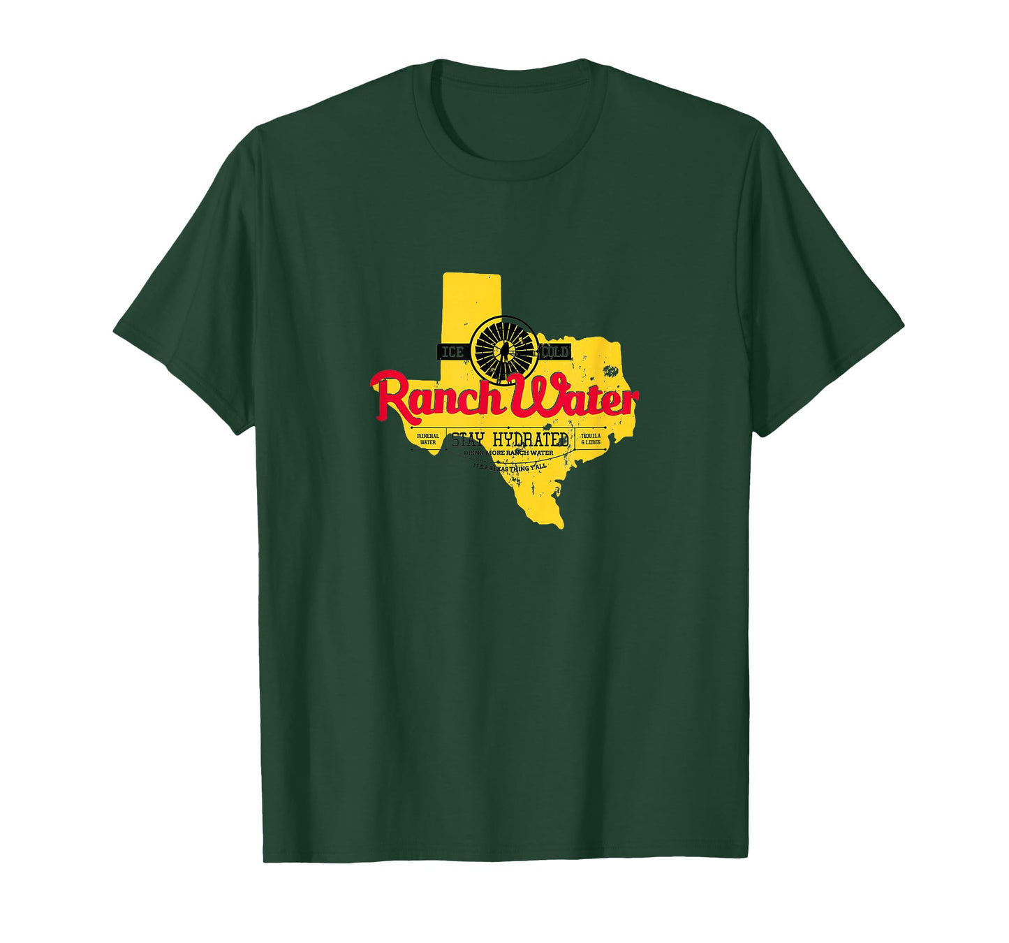 Drink Water Ranch Proud Vintage Texas Pride T-Shirt
