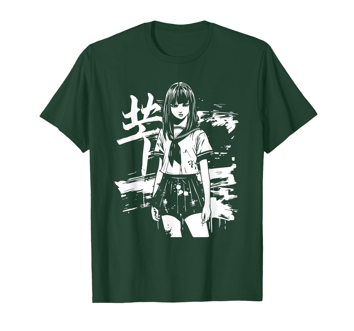 Anime Horror Girl Aesthetic Soft Grunge Waifu Japanese Otaku T-Shirt