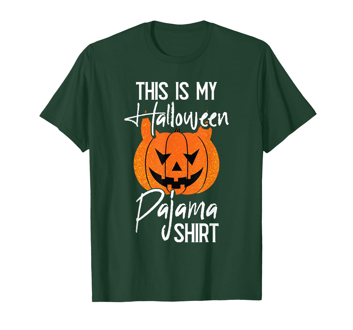 This is My Halloween Pajama DIY Halloween Costume Pumpkin T-Shirt