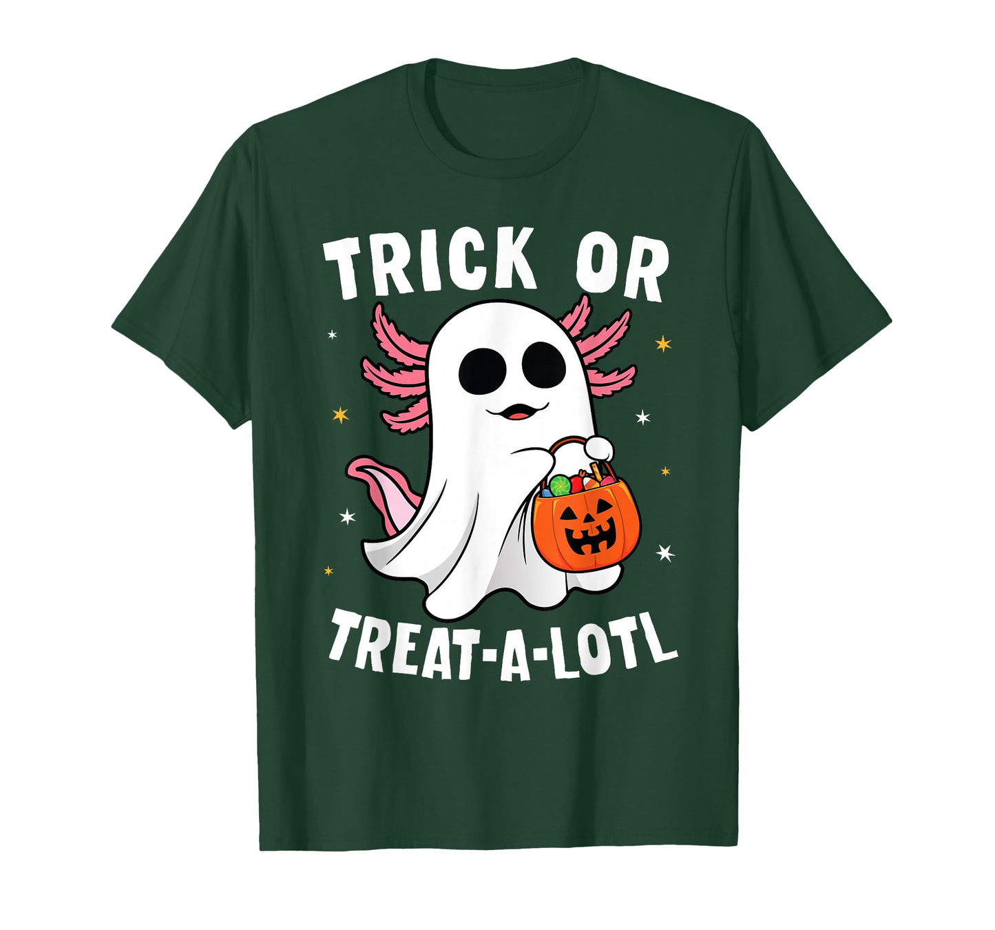 Trick or Treat A Lotl Axolotl Halloween Costume Toddler Kids T-Shirt