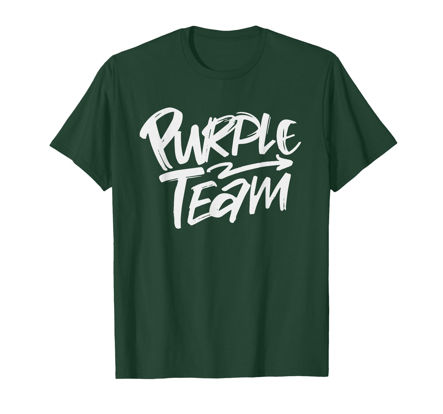 Purple Team Matching Team Spirit & Unity Purple Color Design T-Shirt