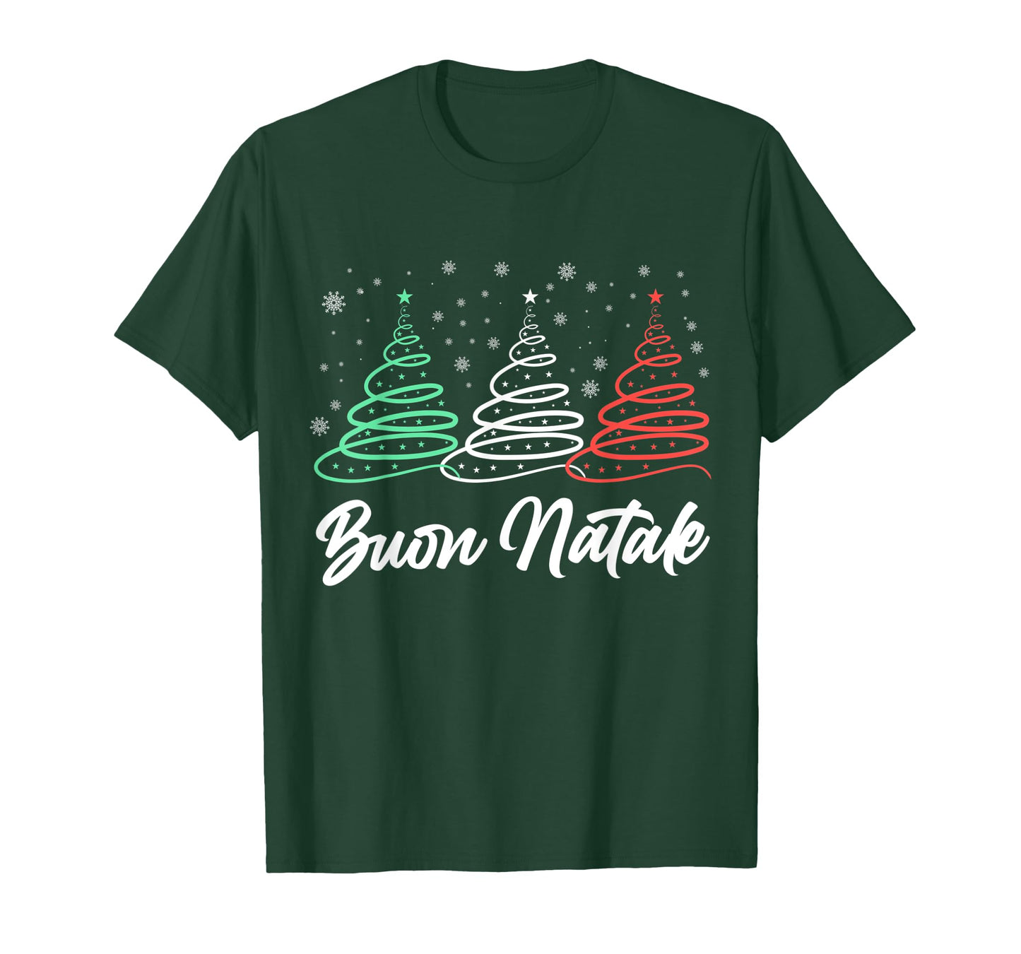 Funny Buon Natale Italy Pride Xmas Holiday Italian Christmas T-Shirt