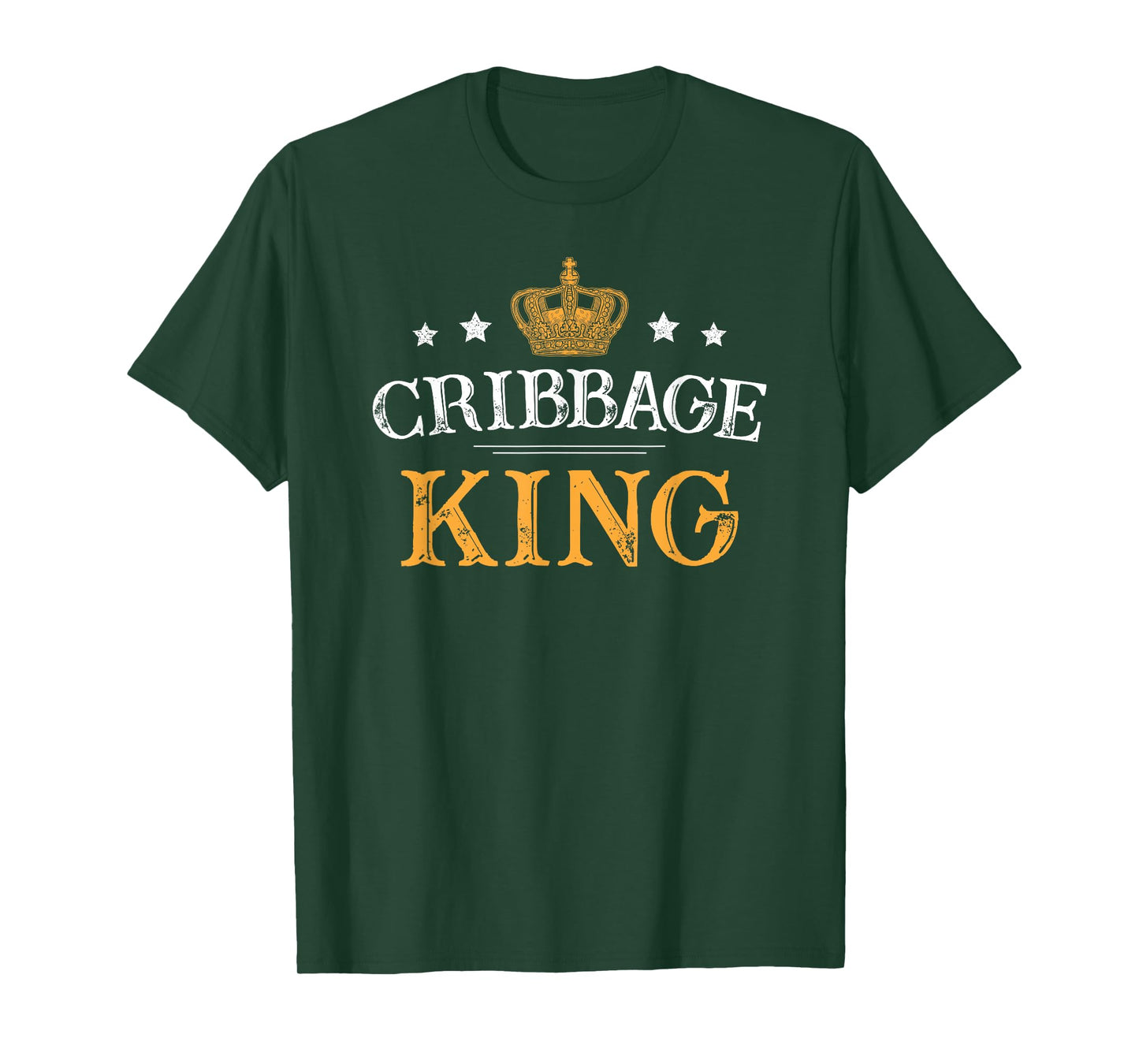 Cribbage King Funny Gift Tee Shirt Board Card Game Player T-Shirt