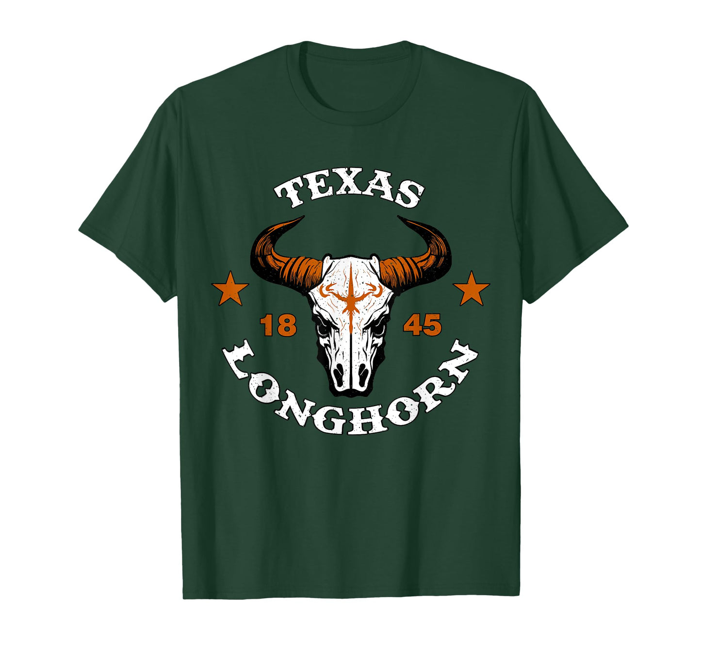 Texas 1845 Vintage Longhorn T-Shirt
