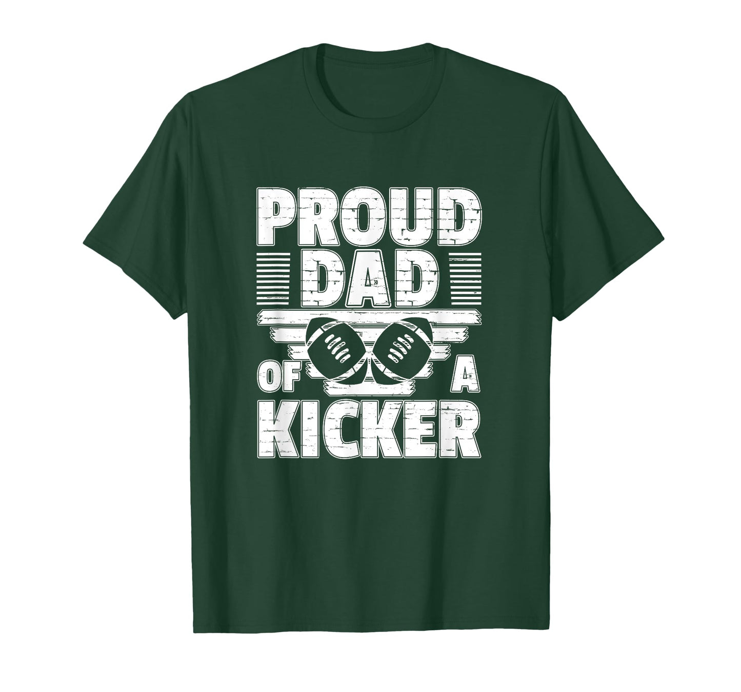 Proud Dad Of A Kicker Football Parent Gift T-Shirt