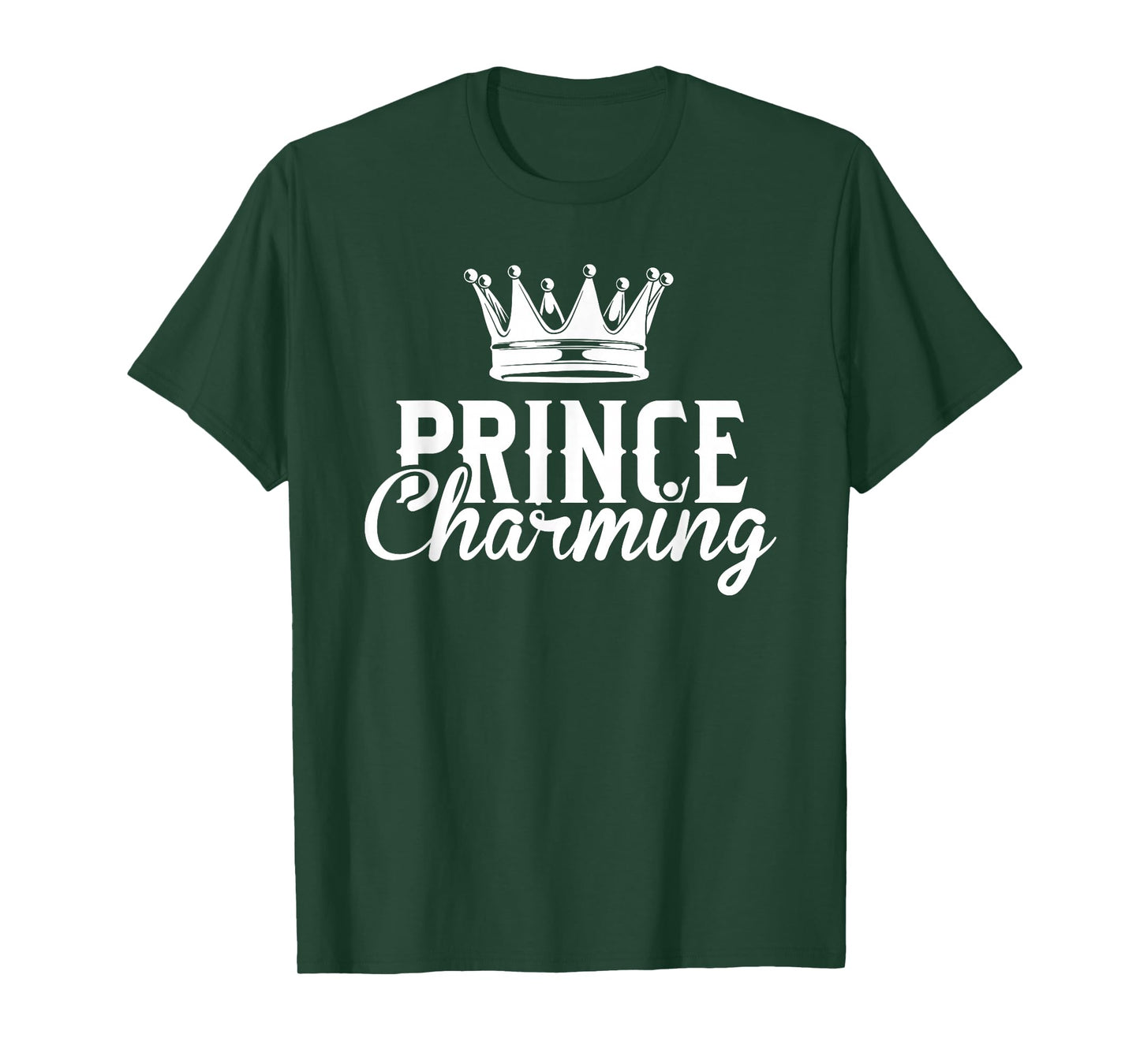 Prince Charming Funny Fairy Tale Halloween Lazy Costume T-Shirt