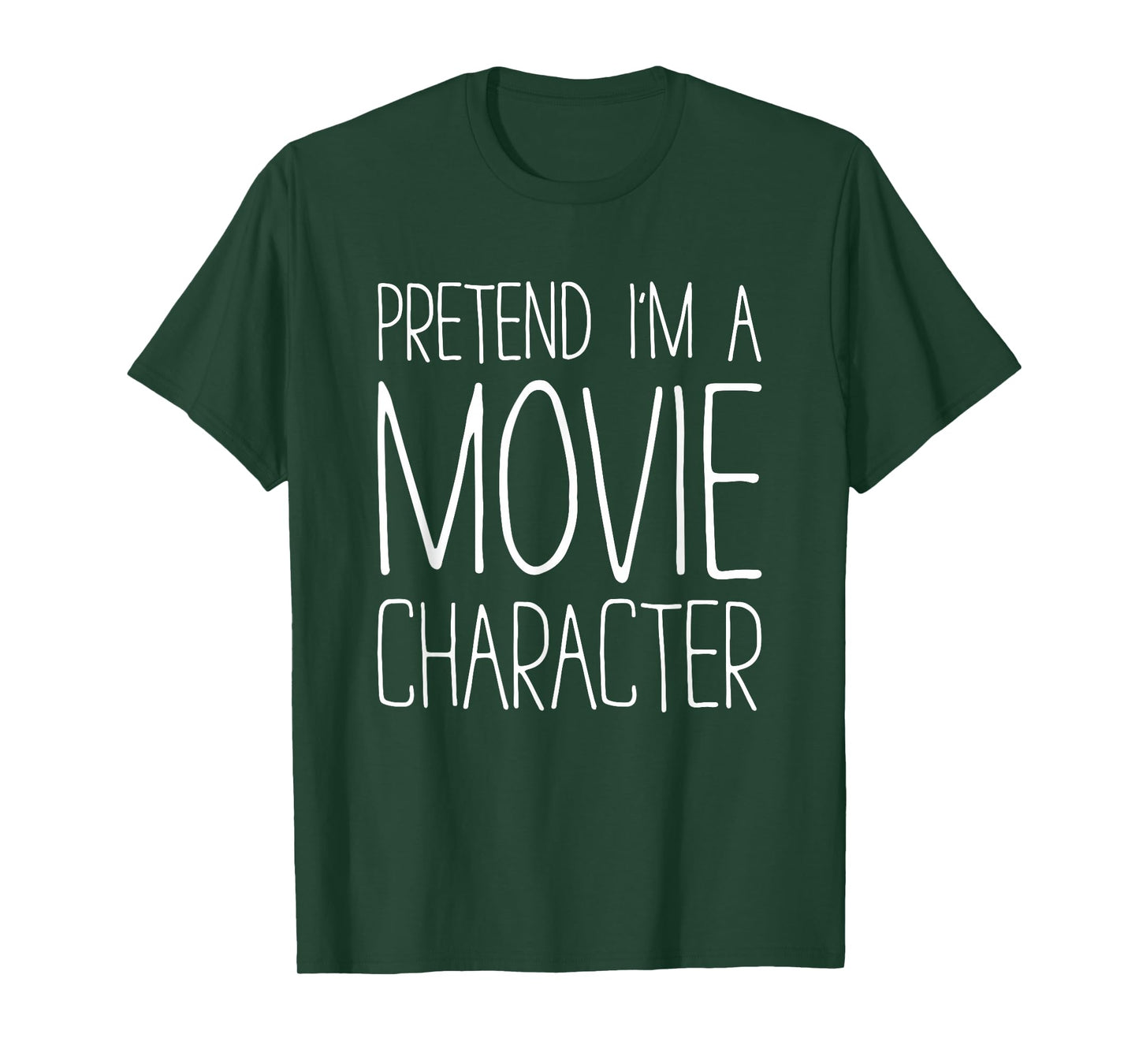 Pretend I'm A Movie Character Shirt Adult Kids Costume T-Shirt