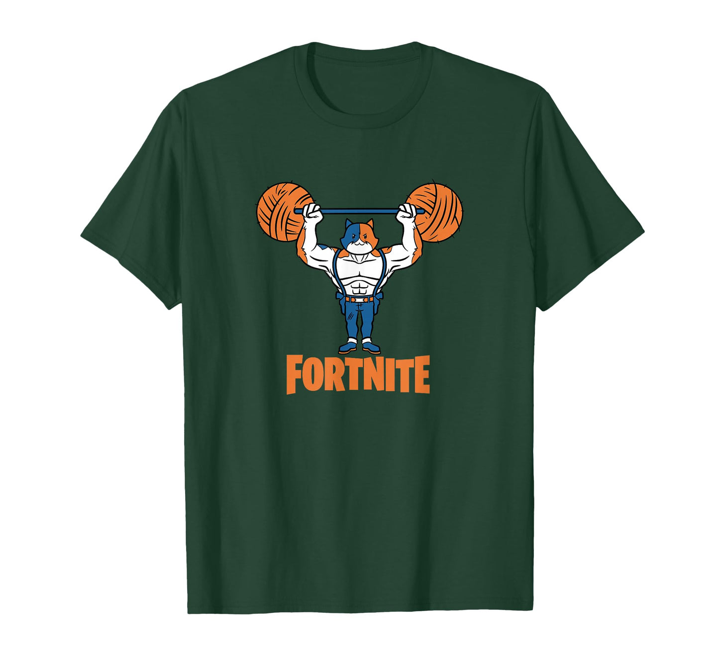 Fortnite Yarn Lifter Orange Text T-Shirt