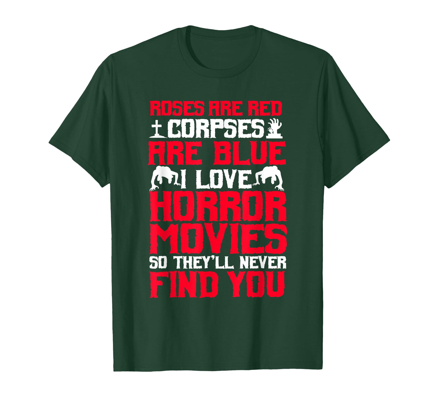 Horror Movies Thriller Halloween Fans Scary Film Lovers T-Shirt