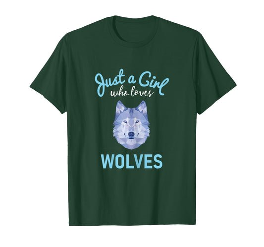 Girls Wolf Gift T-Shirt