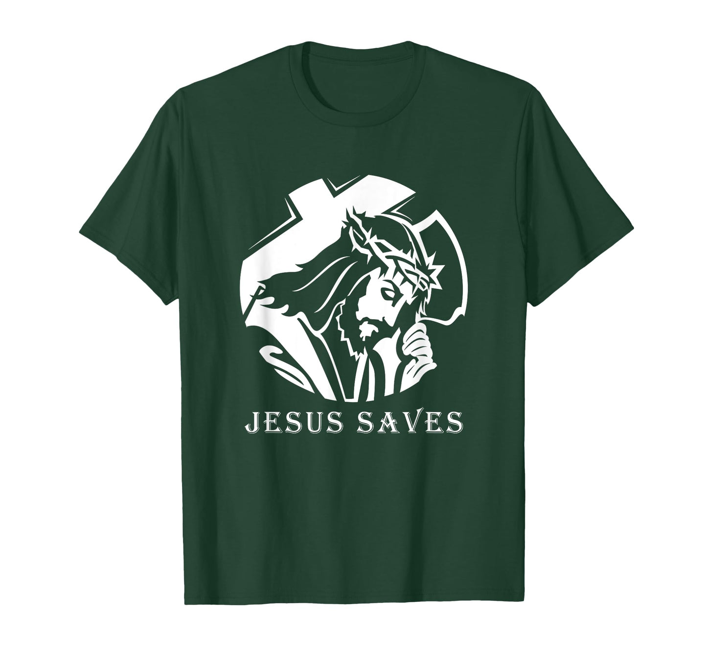 Jesus Saves T-Shirt Christian Vintage Cool Christ Church Tee