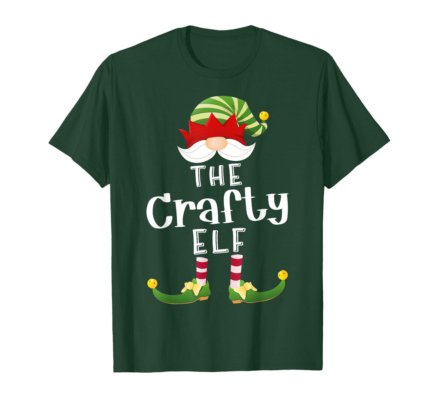 Crafty Elf Group Christmas Funny Pajama Party T-Shirt