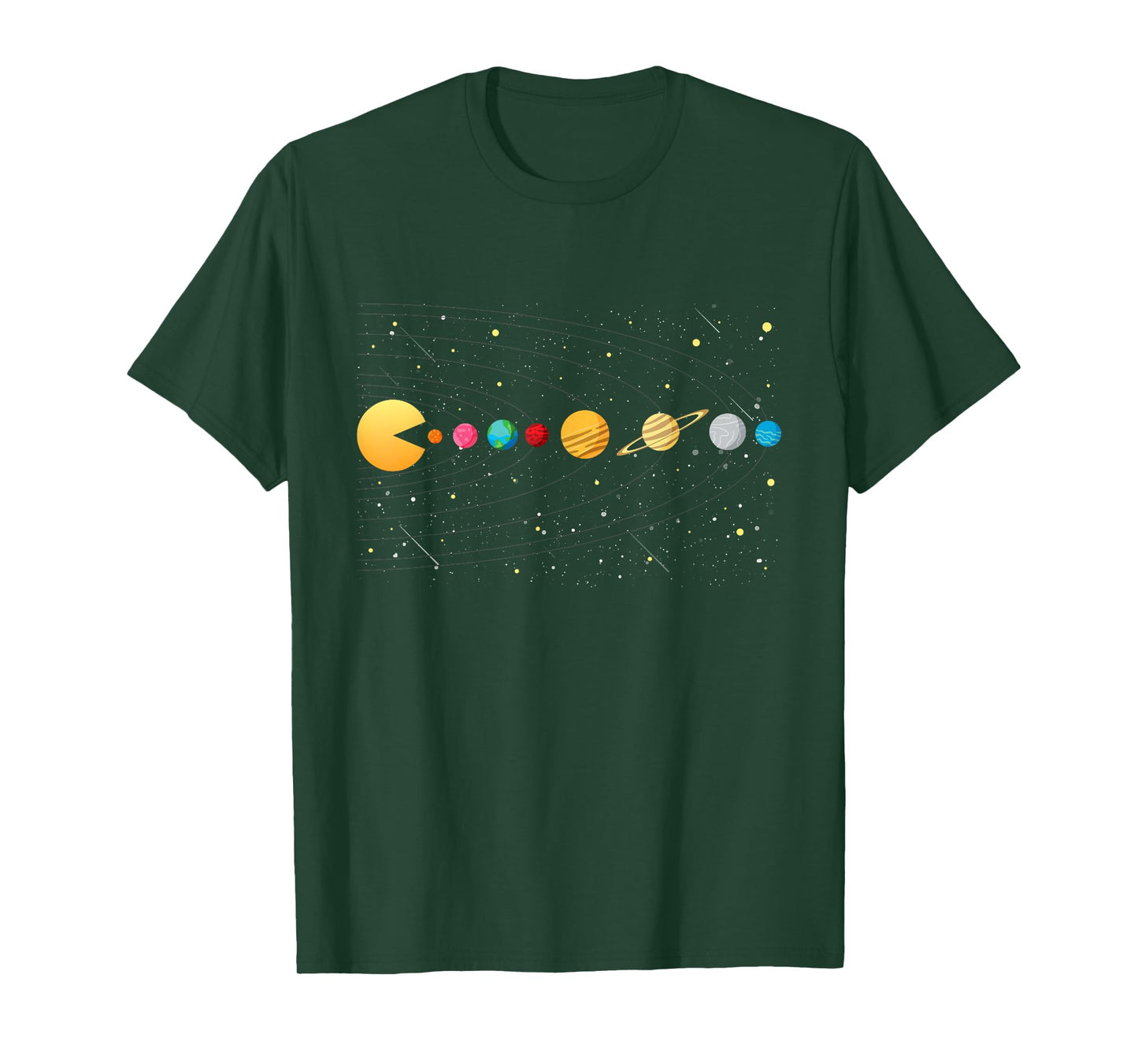 Funny Solar System - Astronauts Space Video Games T-Shirt