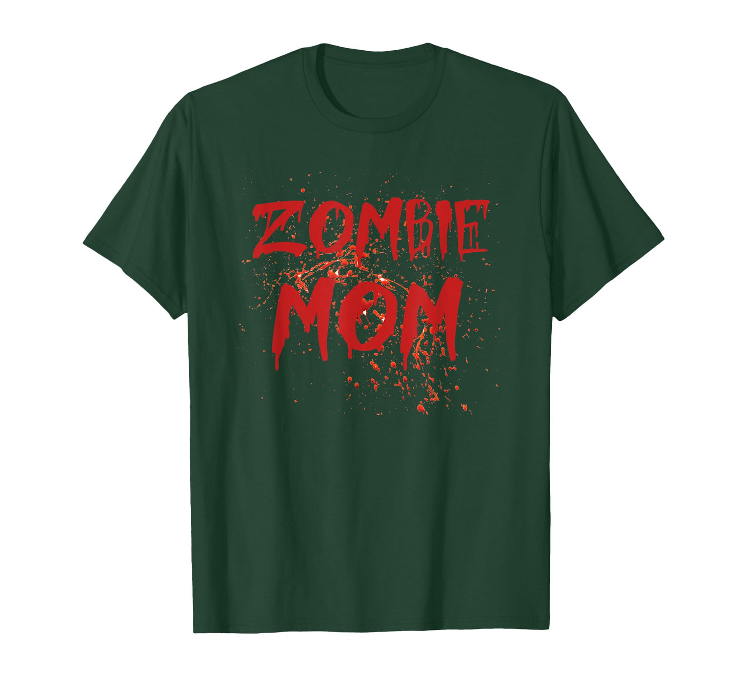 Real Blood Ugly Zombie Mom Halloween T-Shirt T-Shirt