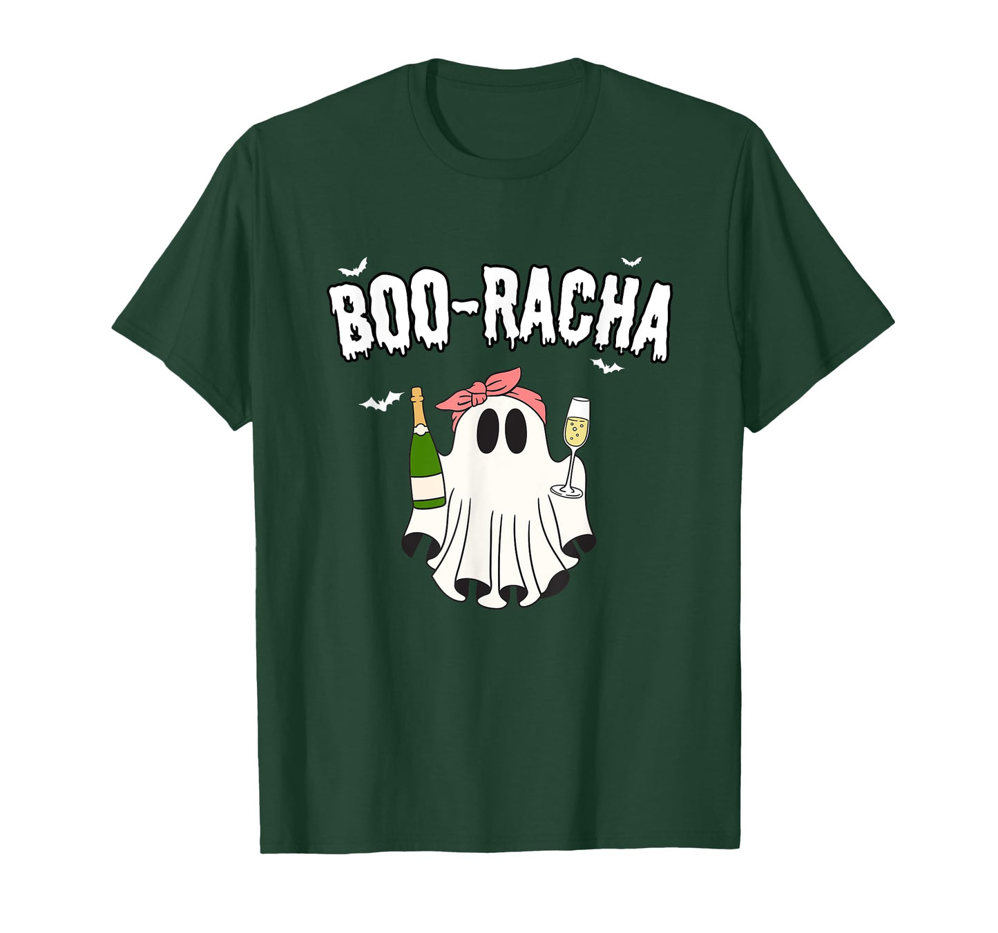 Boo-racha Funny Halloween Ghost - Champagne - Mimosa - T-Shirt