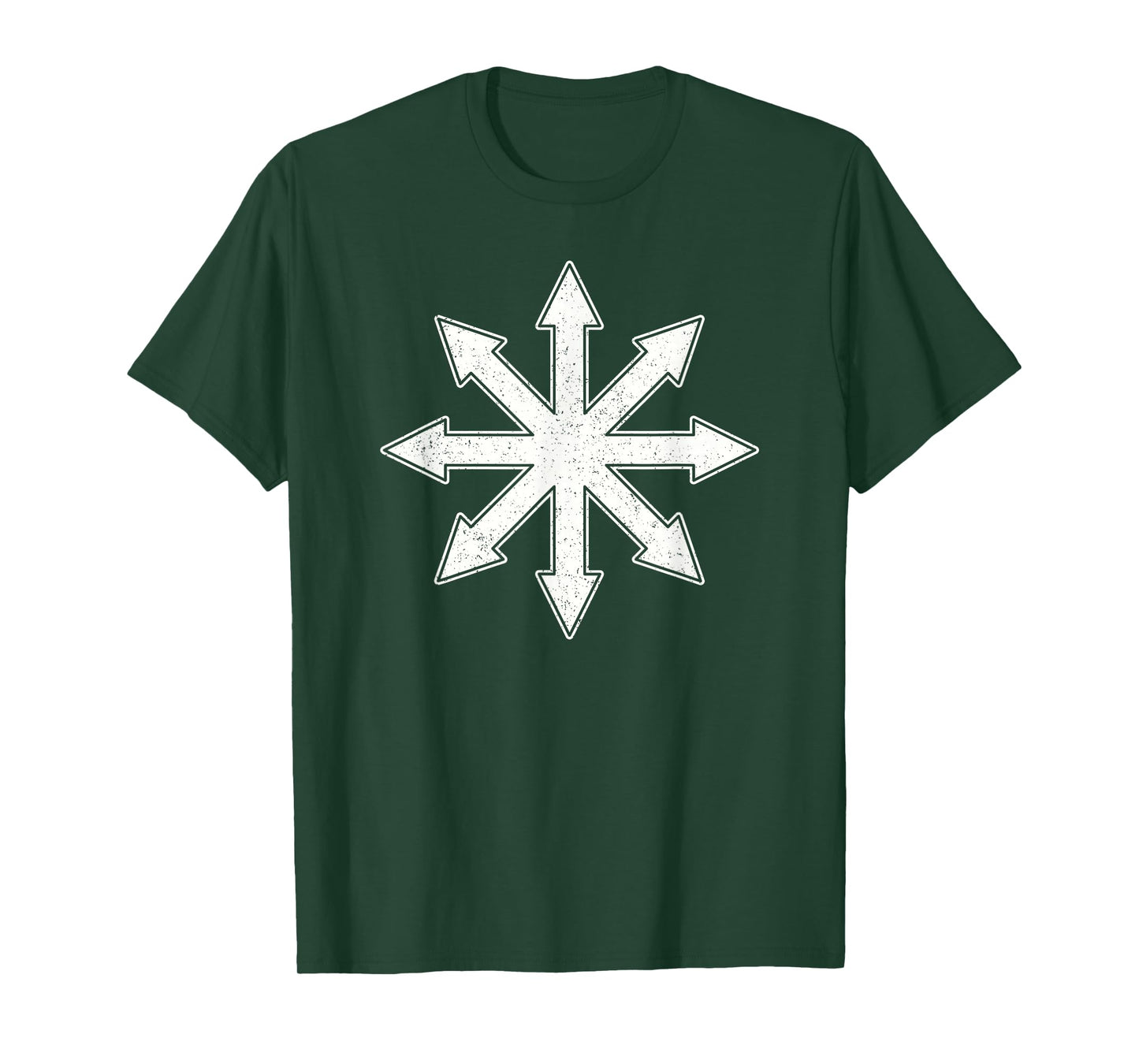 CHAOS SYMBOL CHAOS STAR OCCULT CHAOS CROSS T-Shirt