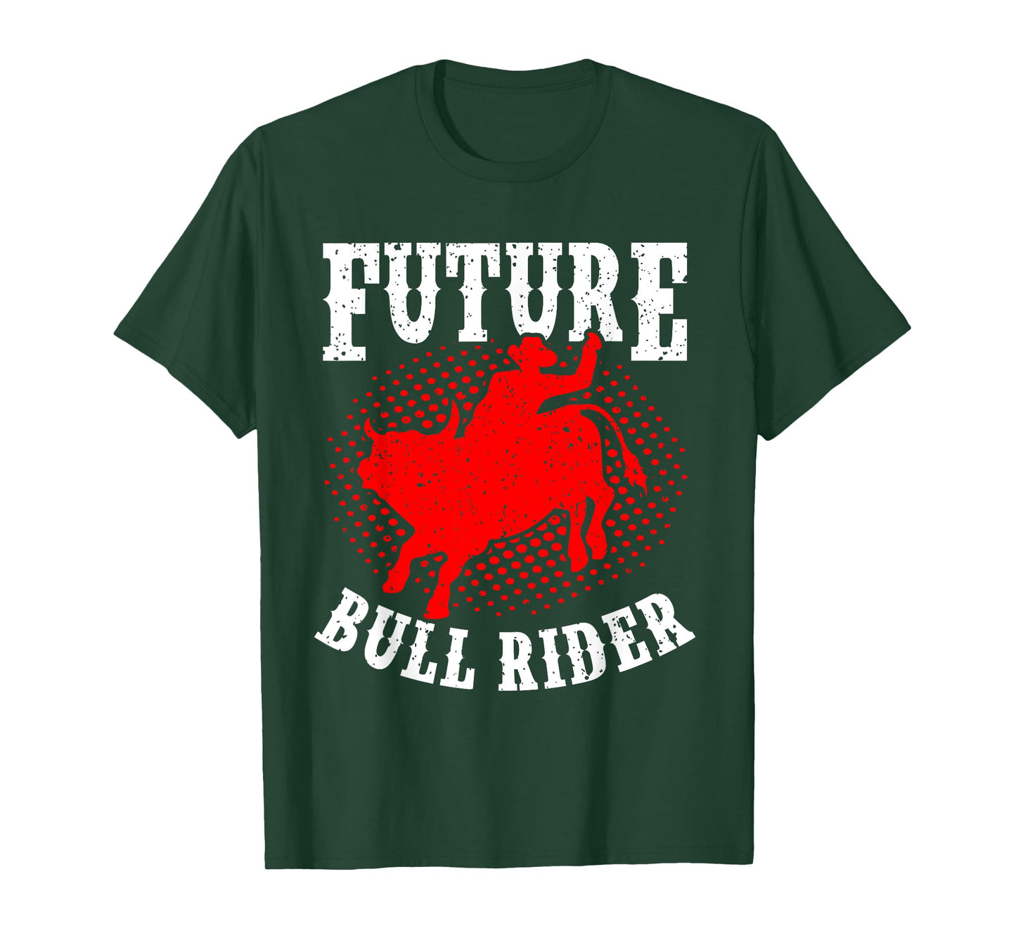 Future Bull Rider Bull Riding Mechanical Rodeo Boys Kids T-Shirt