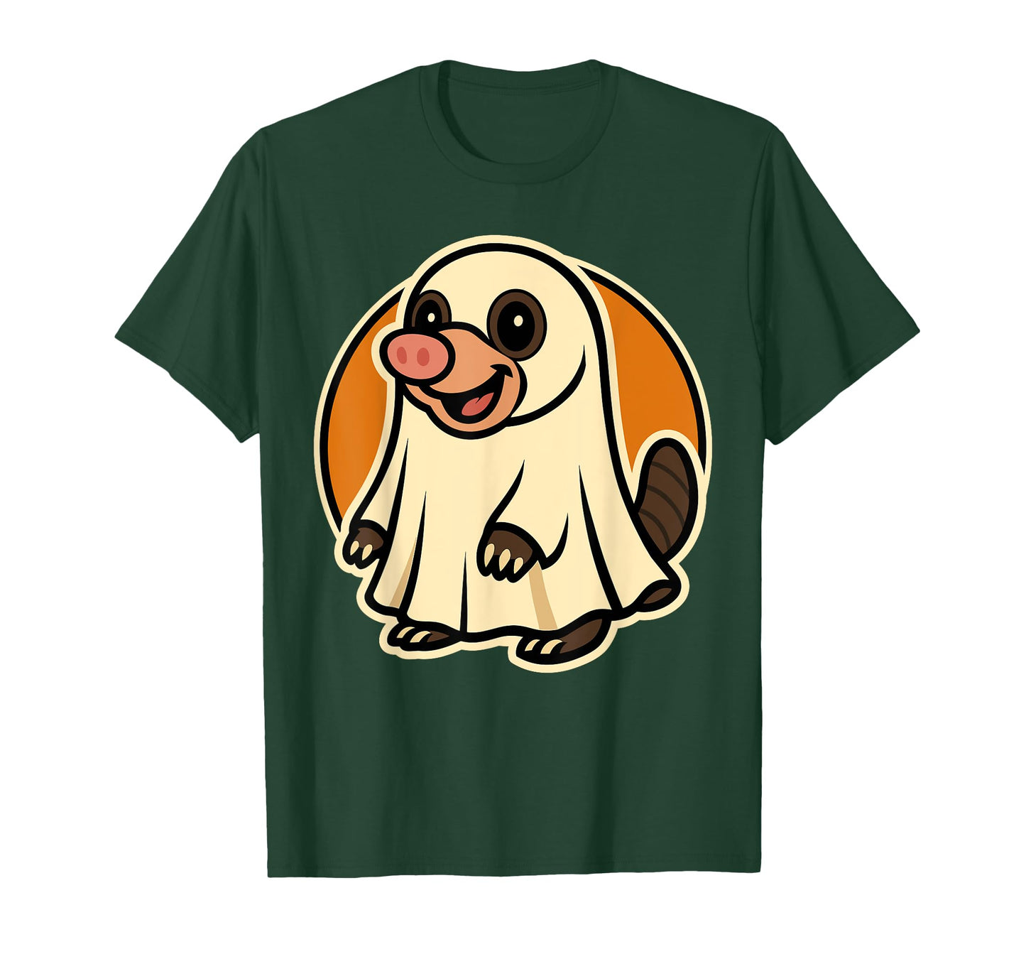 Funny Mole in Ghost Costume for Kids, Boys, Girls Halloween T-Shirt