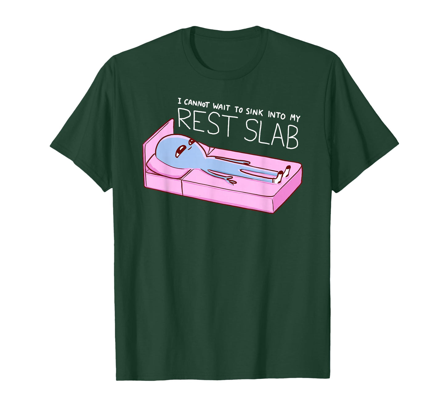 Threadless Nathan W. Pyle Strange Planet Rest Slab Graphic T-Shirt