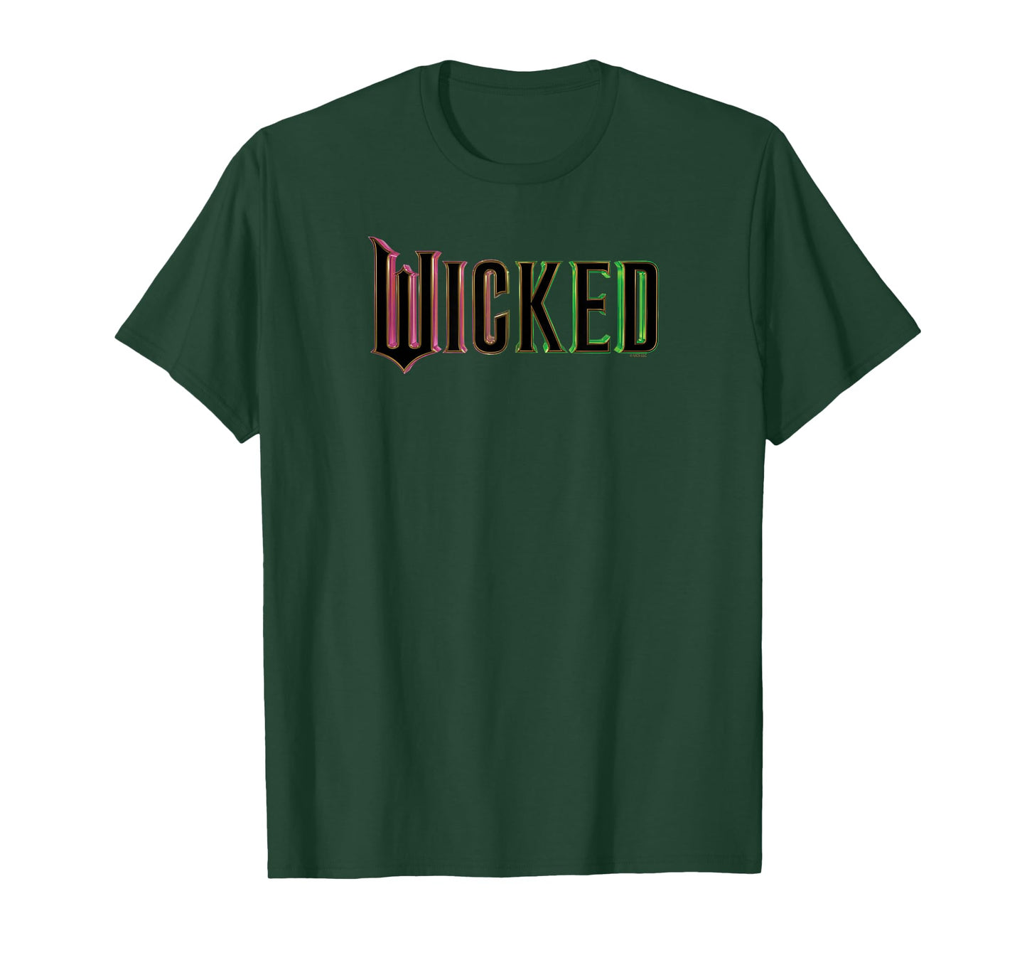 Wicked Pink and Green Logo T-Shirt