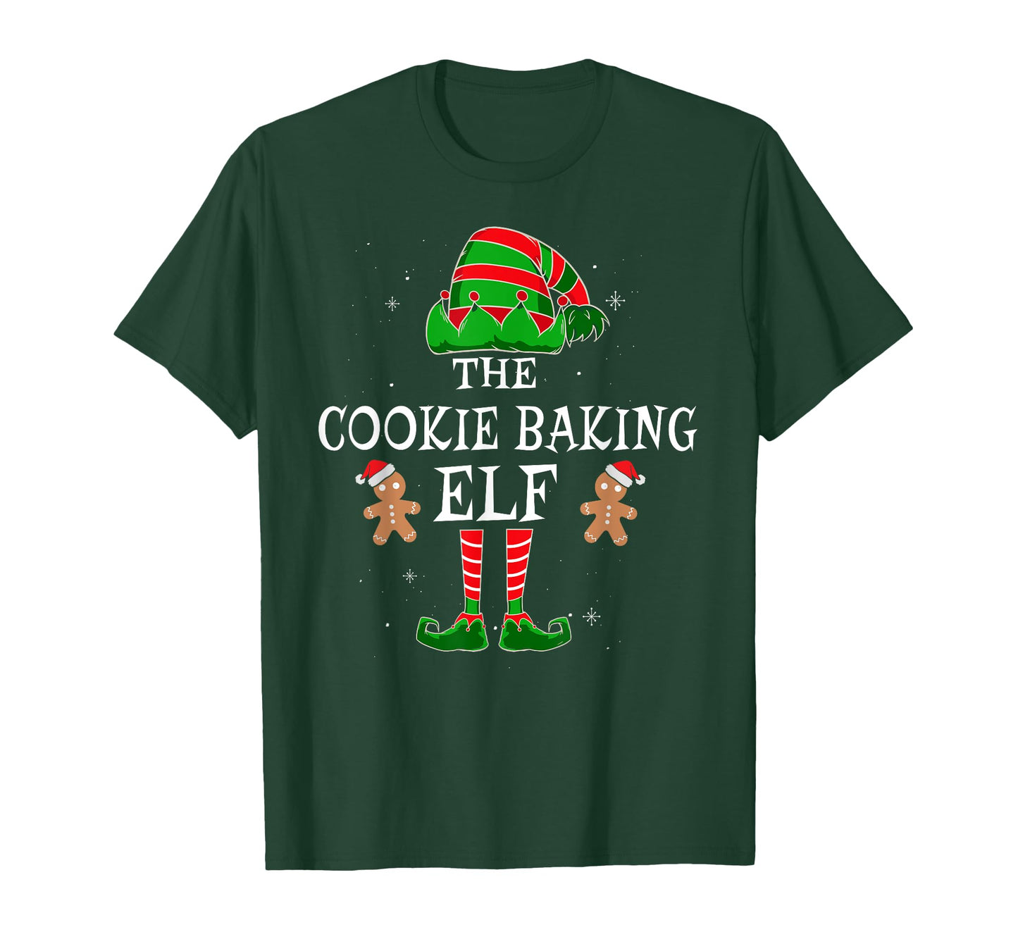 The Cookie Baking Elf Group Matching Family Christmas Funny T-Shirt