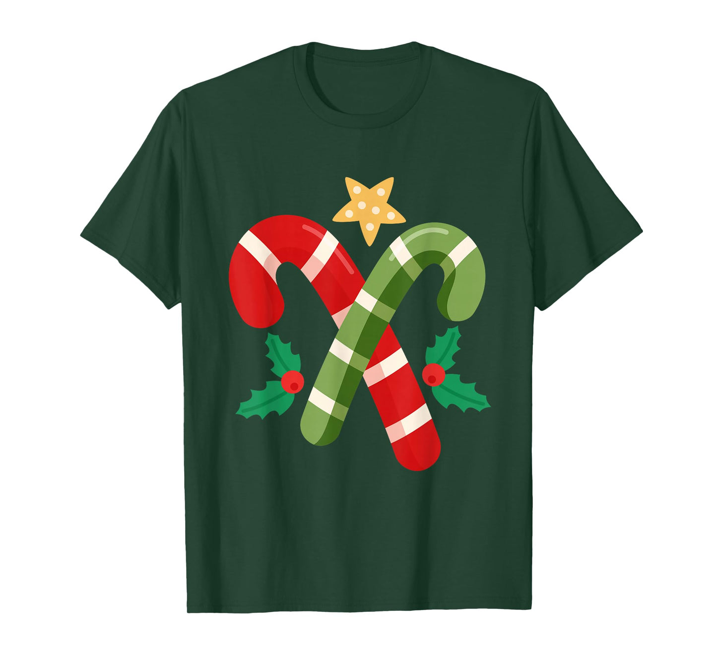 Candy Canes Christmas Holiday Christmas T-Shirt