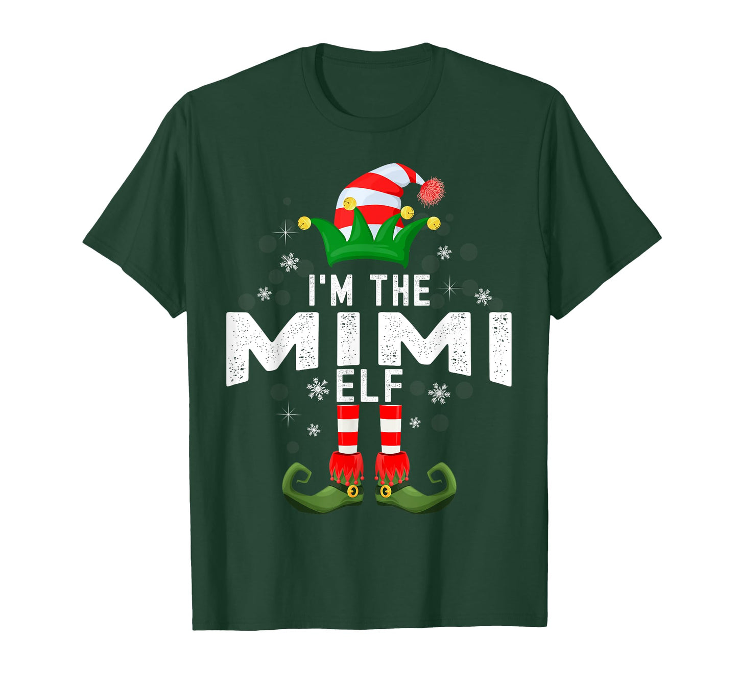 I'm The Mimi Elf Christmas Family PJS Costume T-Shirt