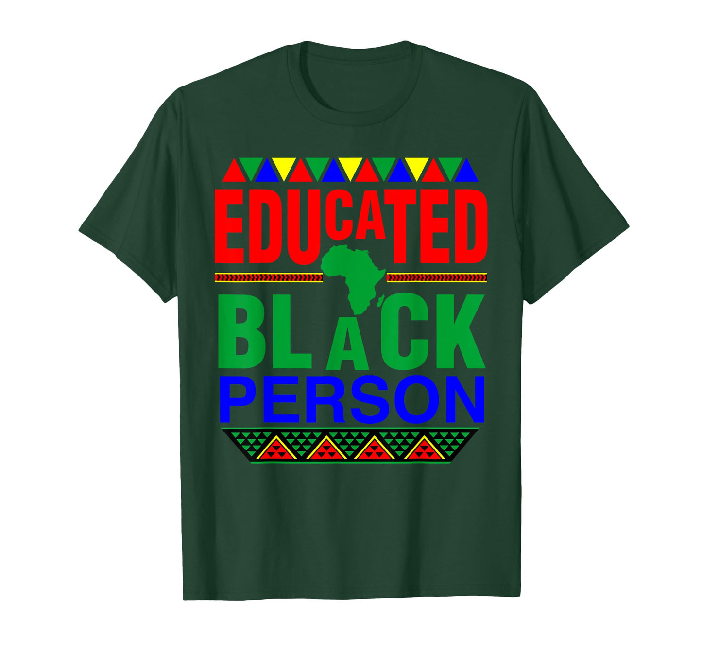 Educated Black Person | Smart Cute Black Gift T-Shirt